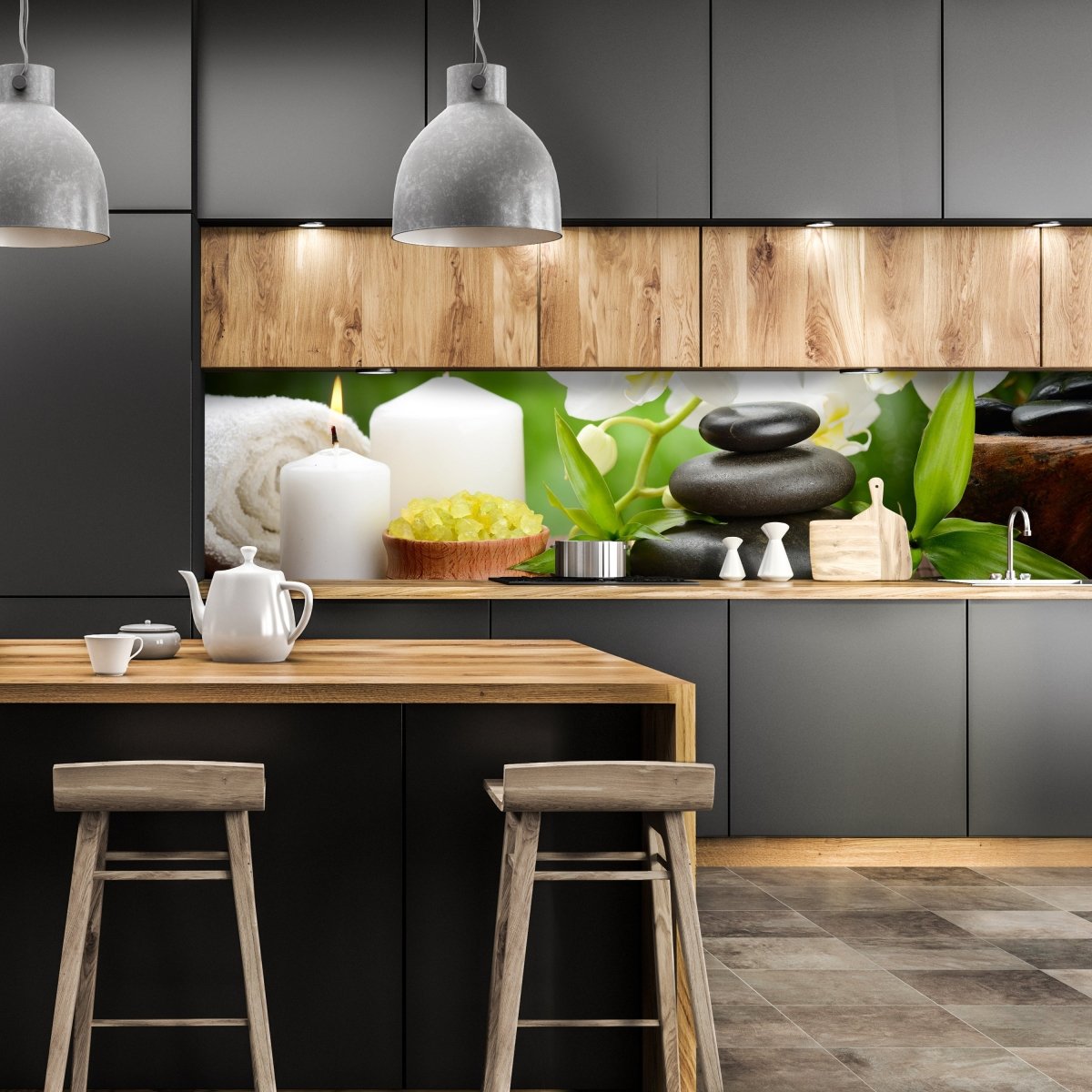 Küchenrückwand Wellness M0491 entdecken - Bild 1 Küchenrückwand Wellness M0491 entdecken - Bild 1