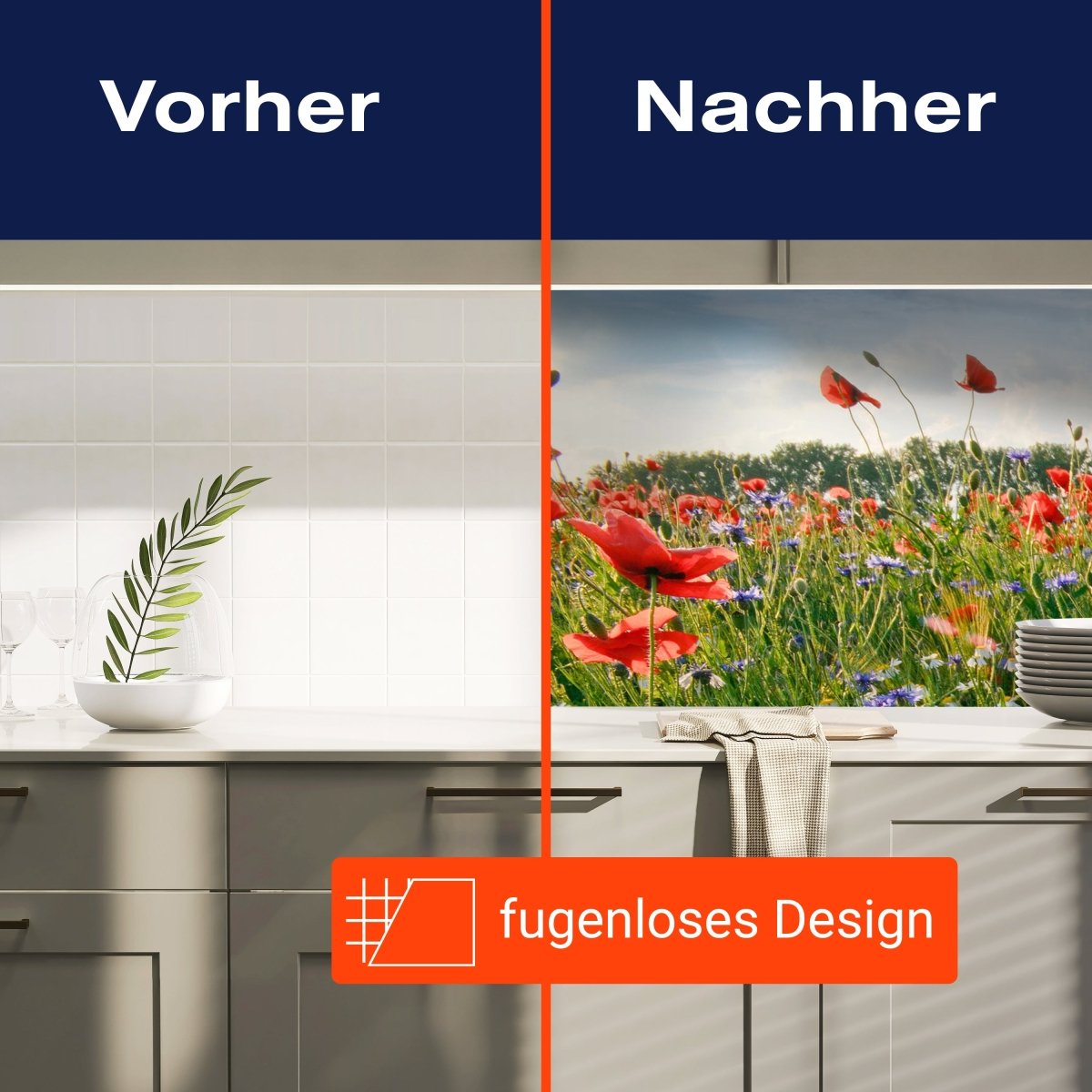 Küchenrückwand Blumenwiese M0493 entdecken - Bild 9 Küchenrückwand Blumenwiese M0493 entdecken - Bild 9