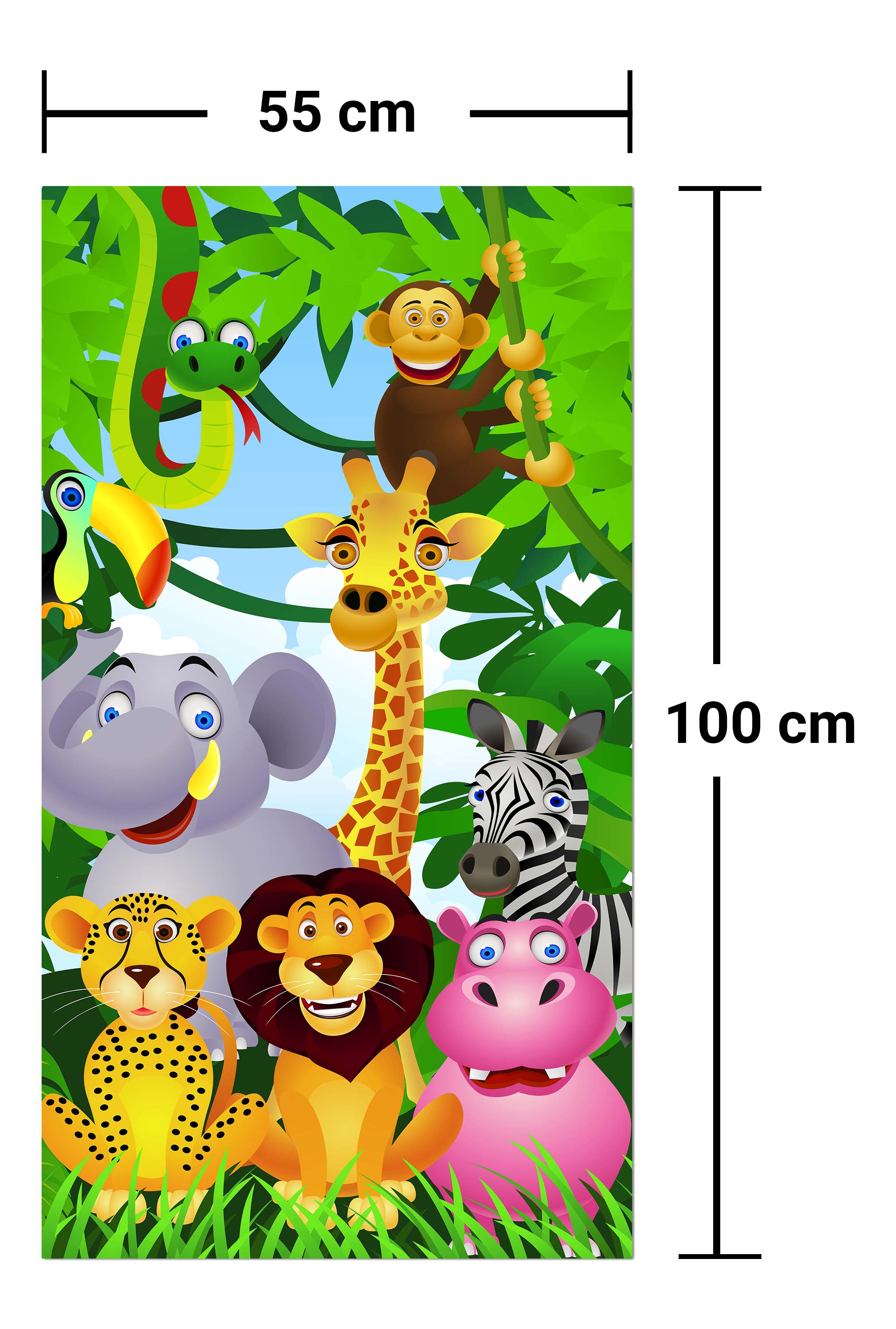 Garderobe Dschungelfreunde M0496 entdecken - Bild 7 Garderobe Dschungelfreunde M0496 entdecken - Bild 7