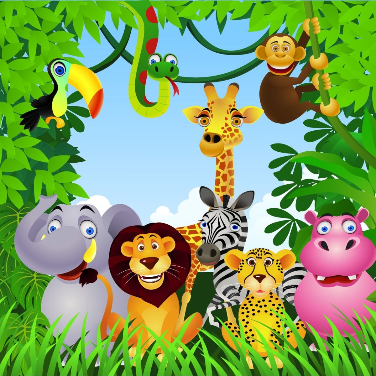 Beistelltisch Dschungelfreunde M0496 entdecken - Bild 2 Beistelltisch Dschungelfreunde M0496 entdecken - Bild 2