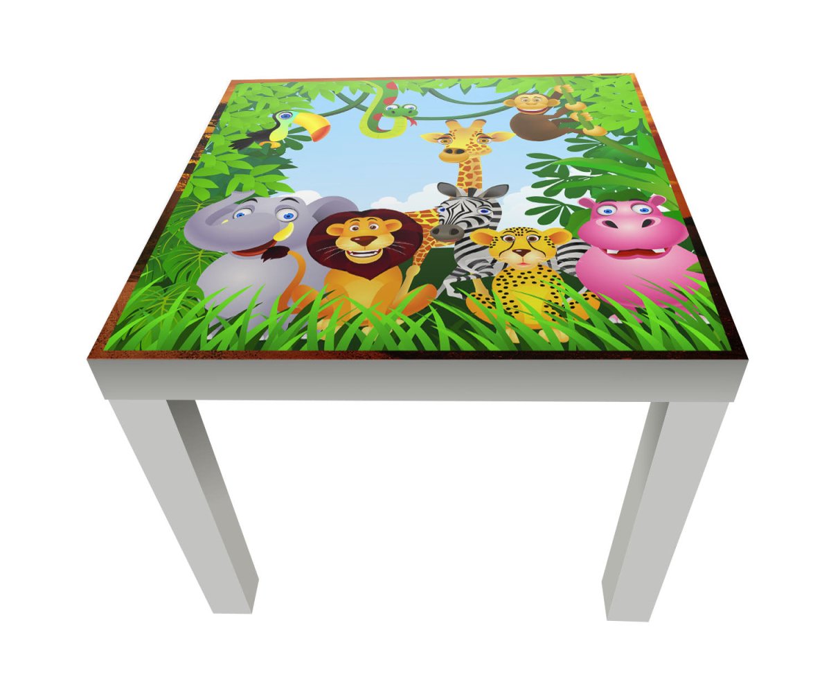 Beistelltisch Dschungelfreunde M0496 entdecken - Bild 1 Beistelltisch Dschungelfreunde M0496 entdecken - Bild 1