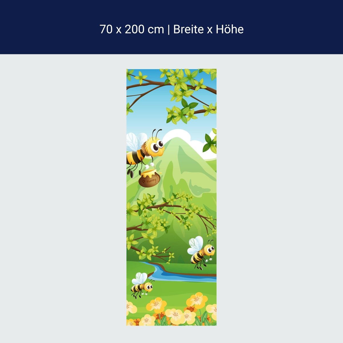 Duschwand Honigbienen M0497 Duschwand Honigbienen M0497