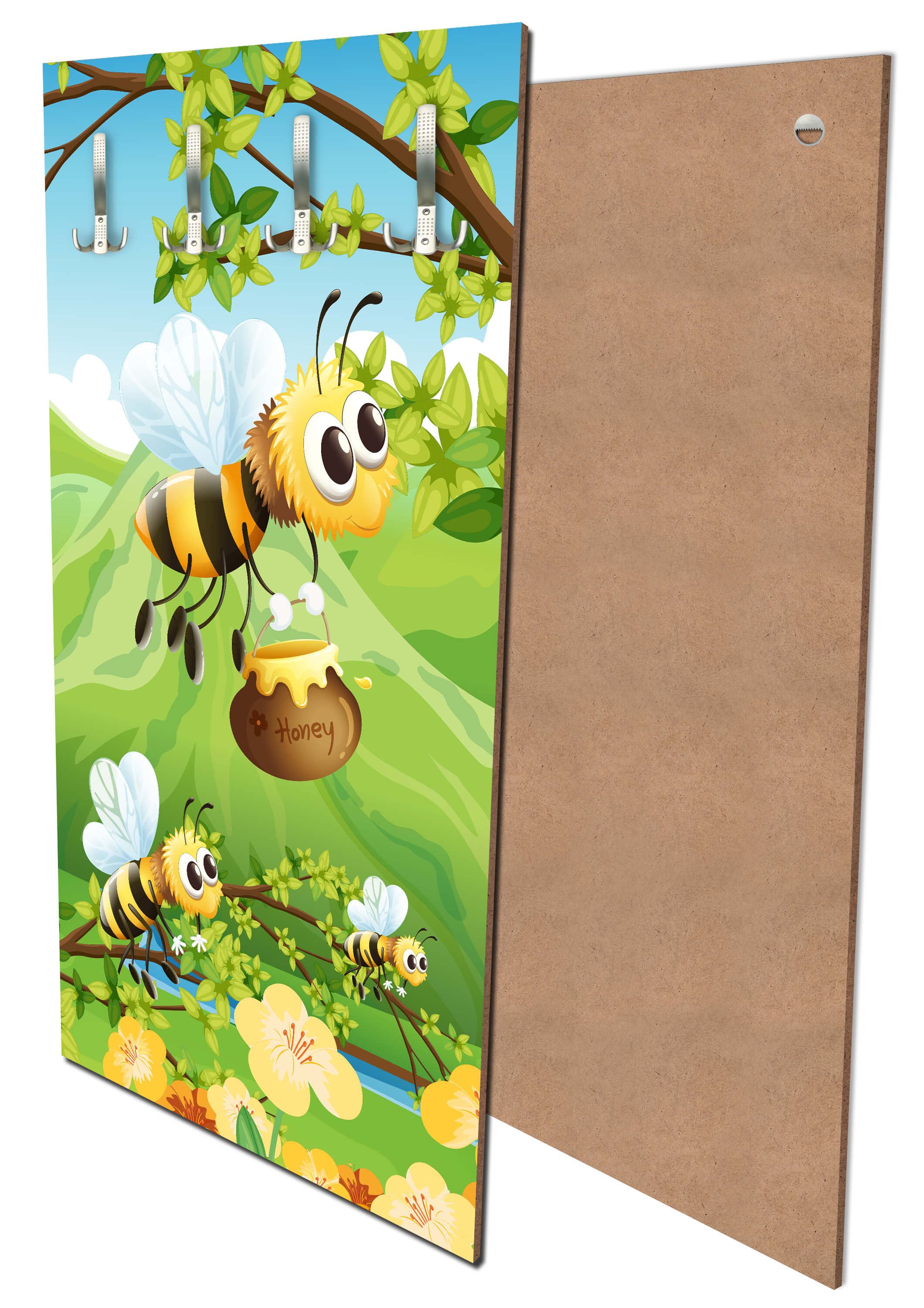 Garderobe Honigbienen M0497 entdecken - Bild 1 Garderobe Honigbienen M0497 entdecken - Bild 1