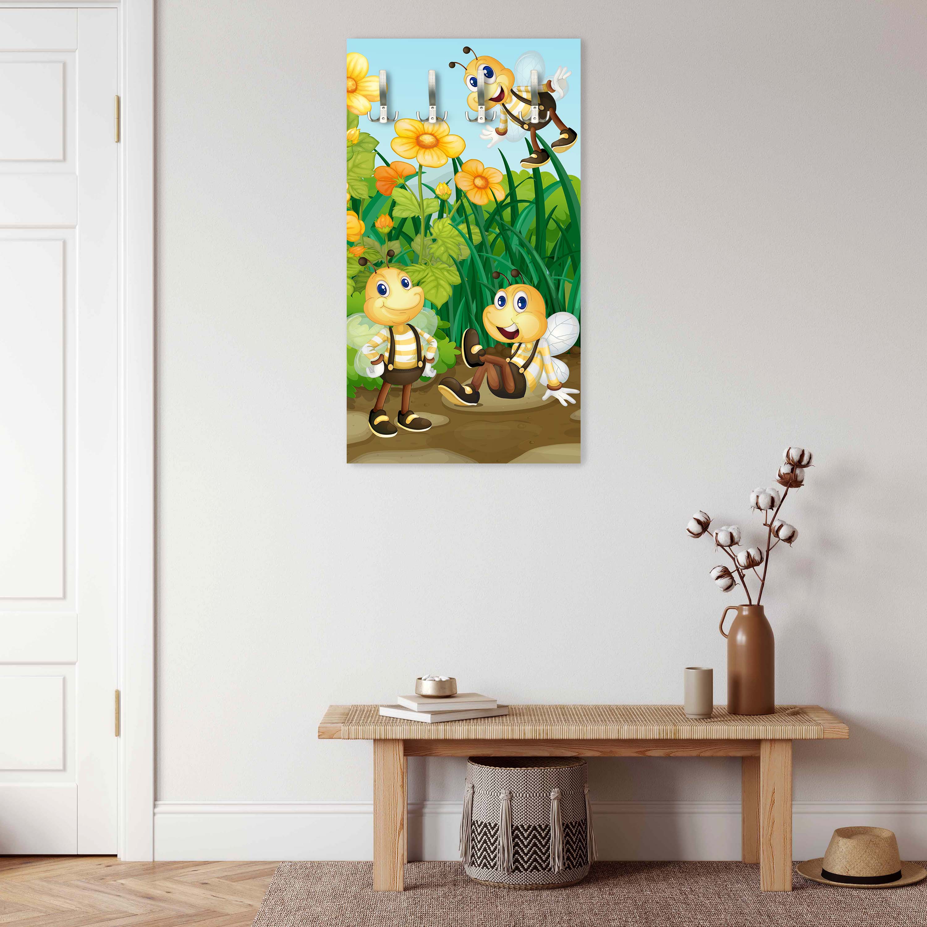 Garderobe Bienen im Garten M0498 entdecken - Bild 6 Garderobe Bienen im Garten M0498 entdecken - Bild 6