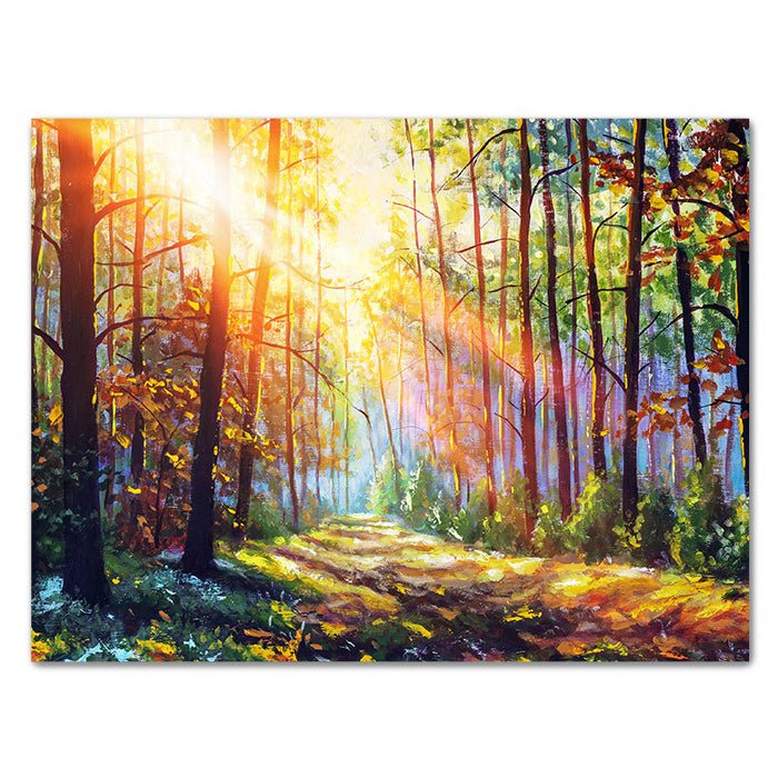 Leinwandbild Malerei Wald Querformat M0498 kaufen - Bild 1 Leinwandbild Malerei Wald Querformat M0498 kaufen - Bild 1
