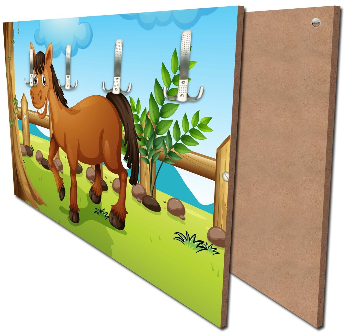 Garderobe Pferde auf der Wiese M0500 Garderobe Pferde auf der Wiese M0500