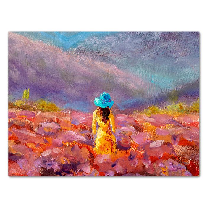 Leinwandbild Malerei Frau Querformat M0503 kaufen - Bild 1 Leinwandbild Malerei Frau Querformat M0503 kaufen - Bild 1