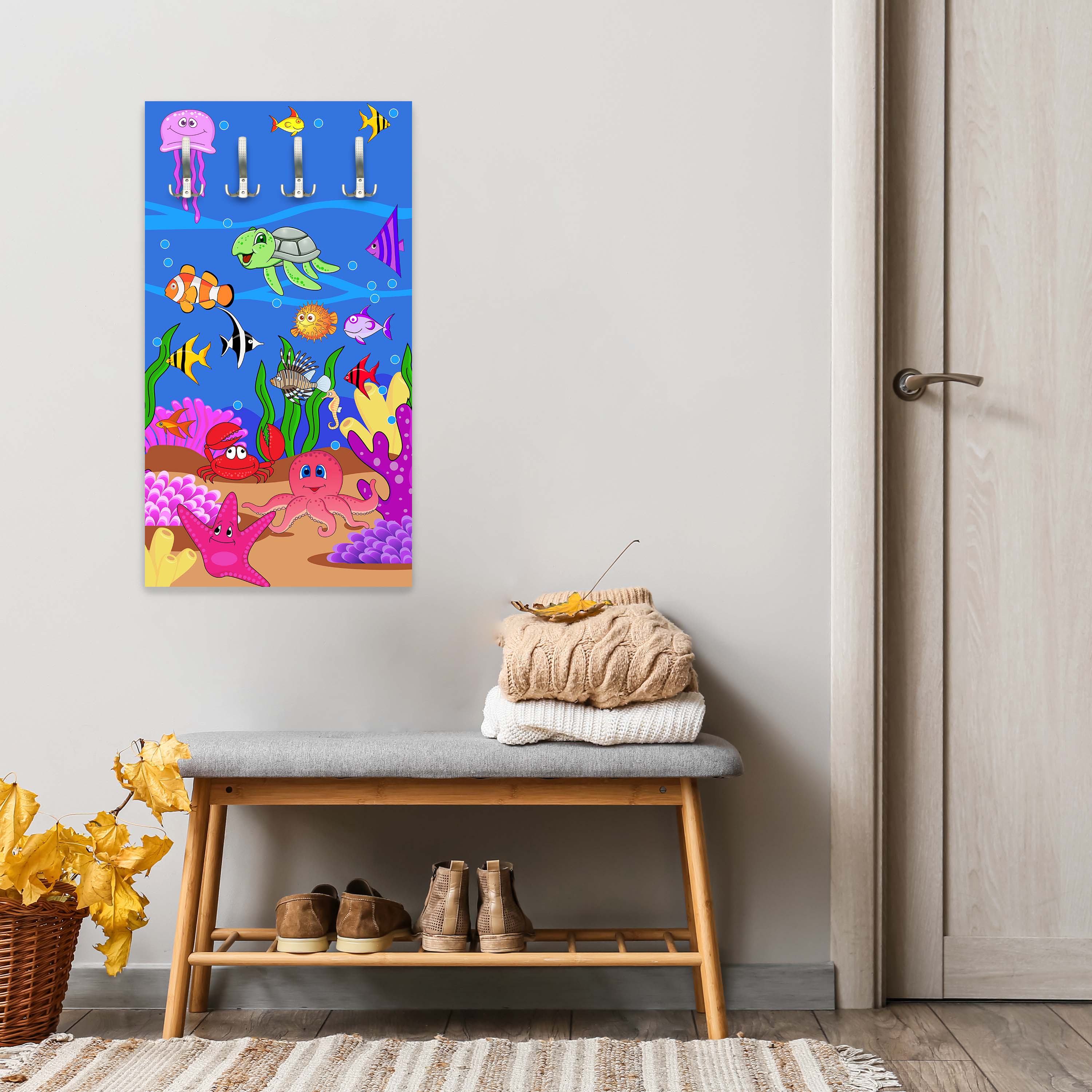 Garderobe Unterwasserwelt M0505 entdecken - Bild 2 Garderobe Unterwasserwelt M0505 entdecken - Bild 2