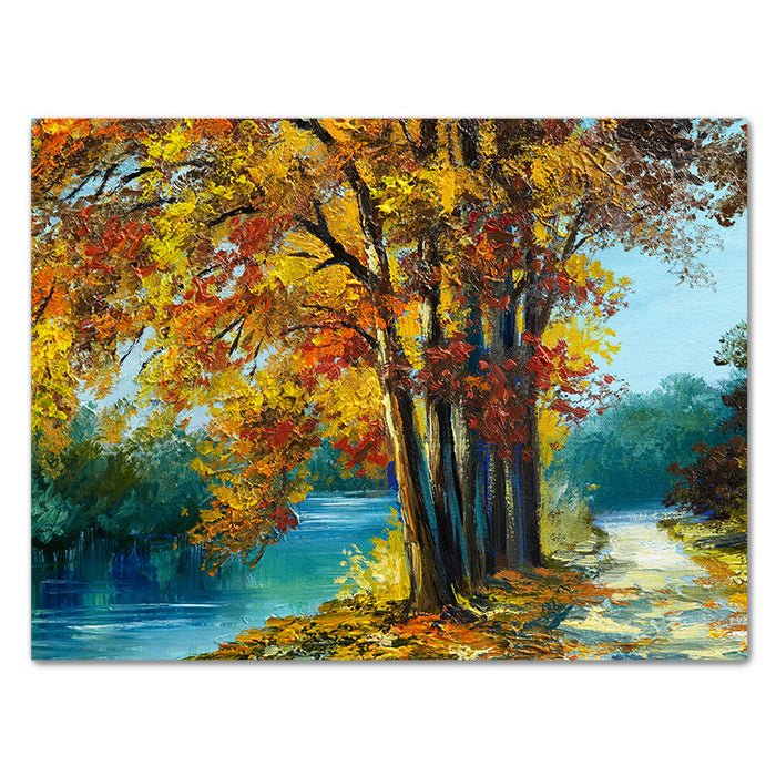 Leinwandbild Malerei Bäume Querformat M0510 kaufen - Bild 1 Leinwandbild Malerei Bäume Querformat M0510 kaufen - Bild 1