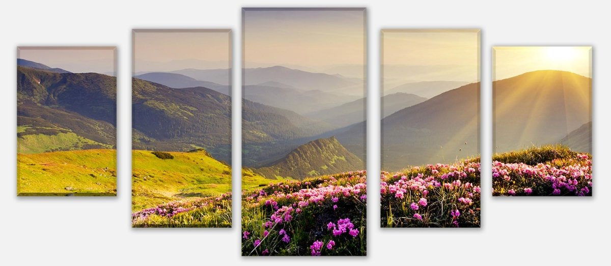 Leinwandbild Mehrteiler Bergrücken im Sonnenlicht M0511 entdecken - Bild 1 Leinwandbild Mehrteiler Bergrücken im Sonnenlicht M0511 entdecken - Bild 1