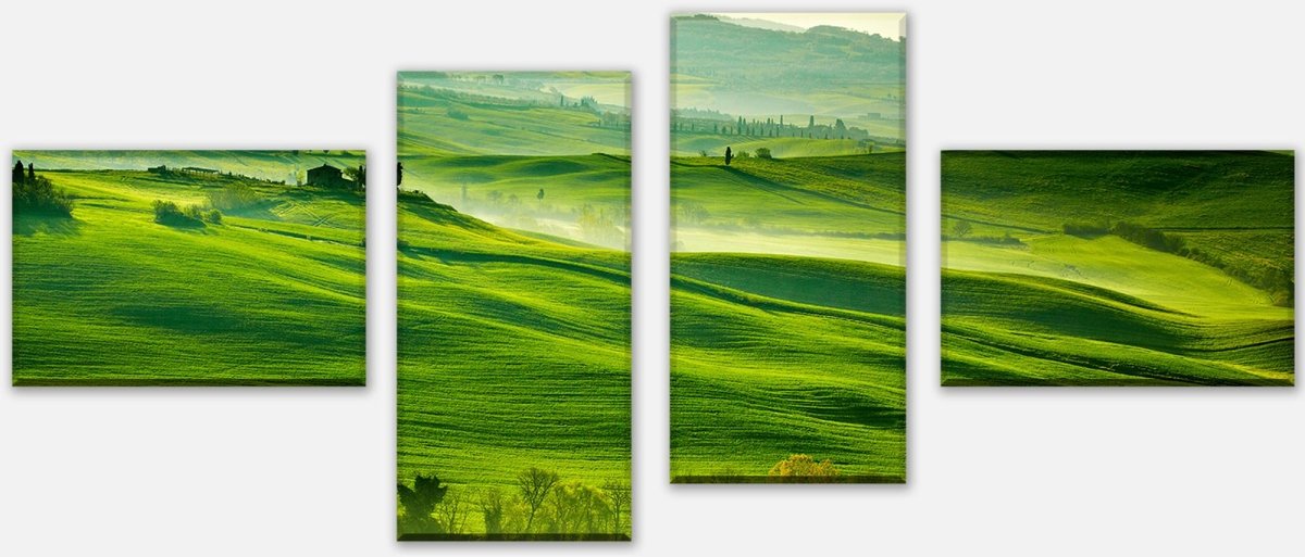 Leinwandbild Mehrteiler Grüne Toskana M0512 Leinwandbild Mehrteiler Grüne Toskana M0512