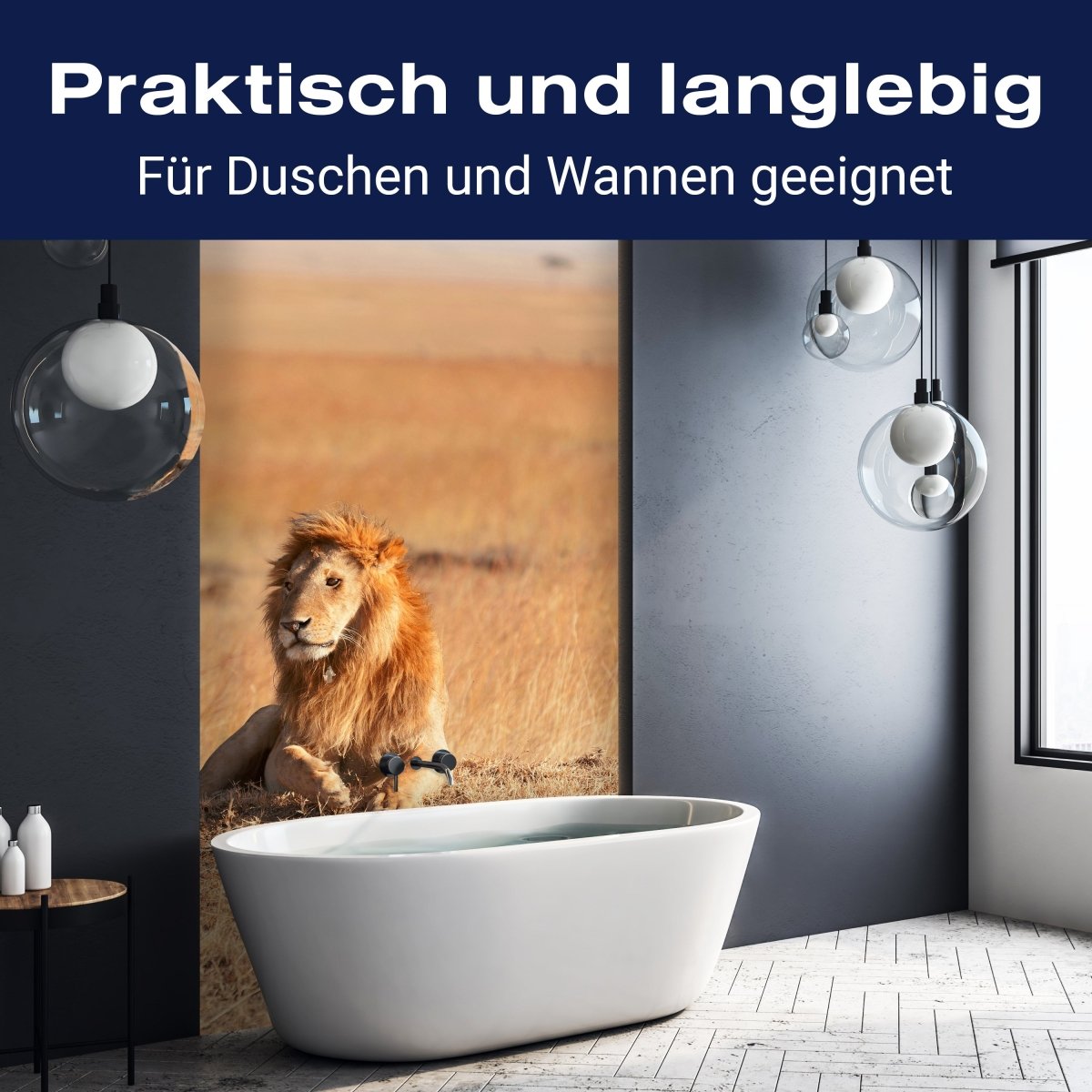 Duschwand König der Savanne M0515 entdecken - Bild 3 Duschwand König der Savanne M0515 entdecken - Bild 3