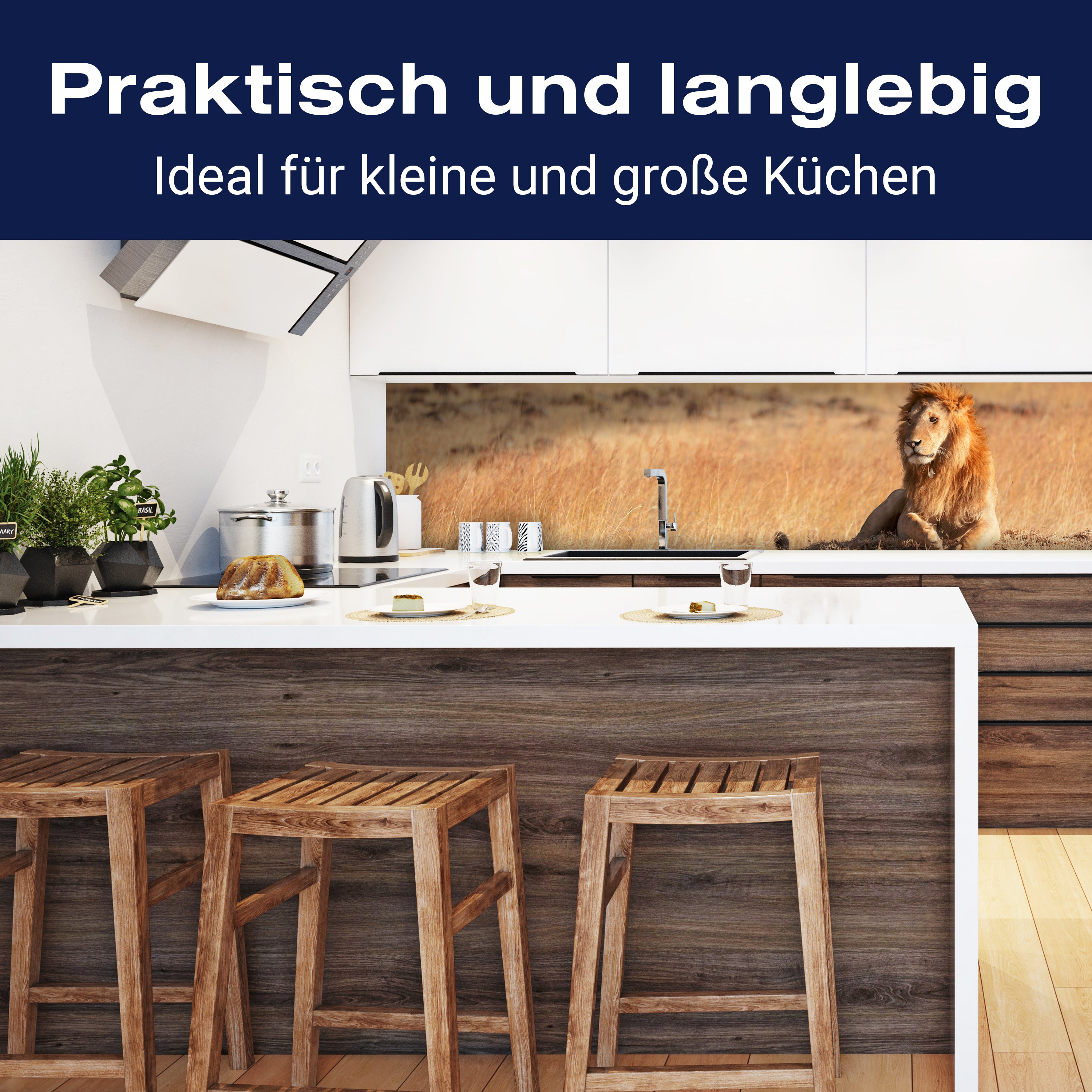 Küchenrückwand König der Savanne M0515 entdecken - Bild 3 Küchenrückwand König der Savanne M0515 entdecken - Bild 3