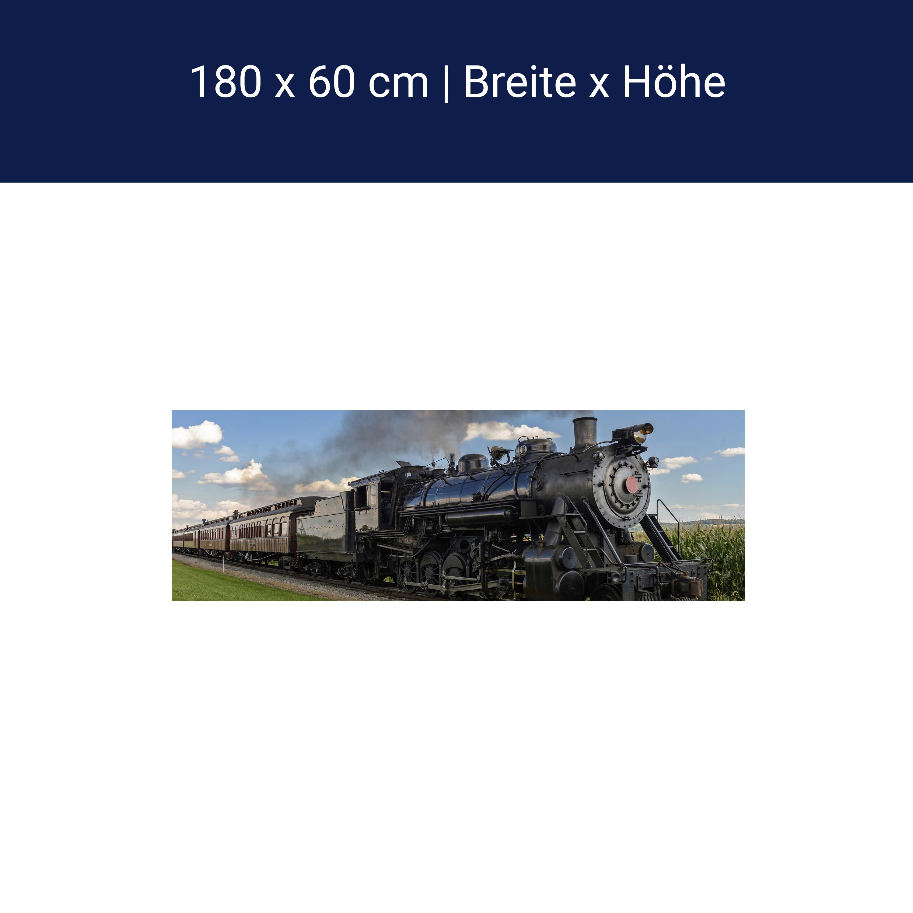 Küchenrückwand Alte Dampflock M0516 Küchenrückwand Alte Dampflock M0516