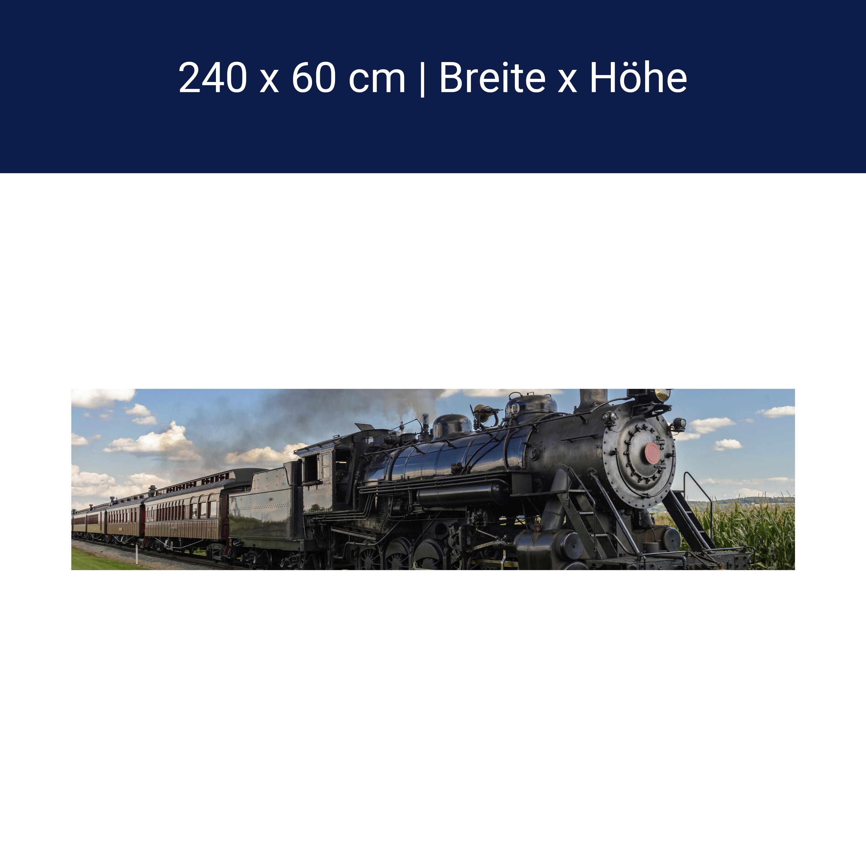 Küchenrückwand Alte Dampflock M0516 Küchenrückwand Alte Dampflock M0516