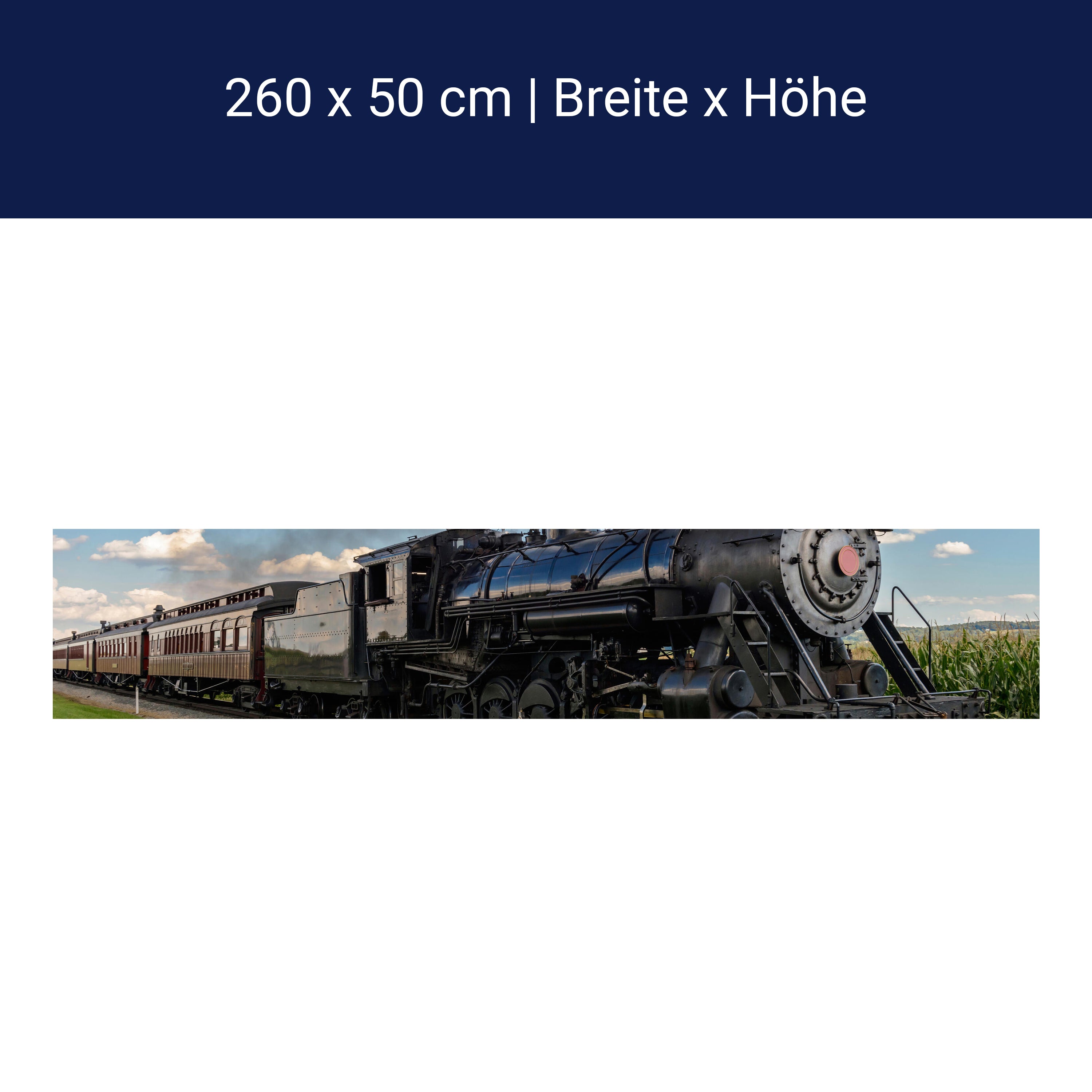 Küchenrückwand Alte Dampflock M0516 Küchenrückwand Alte Dampflock M0516