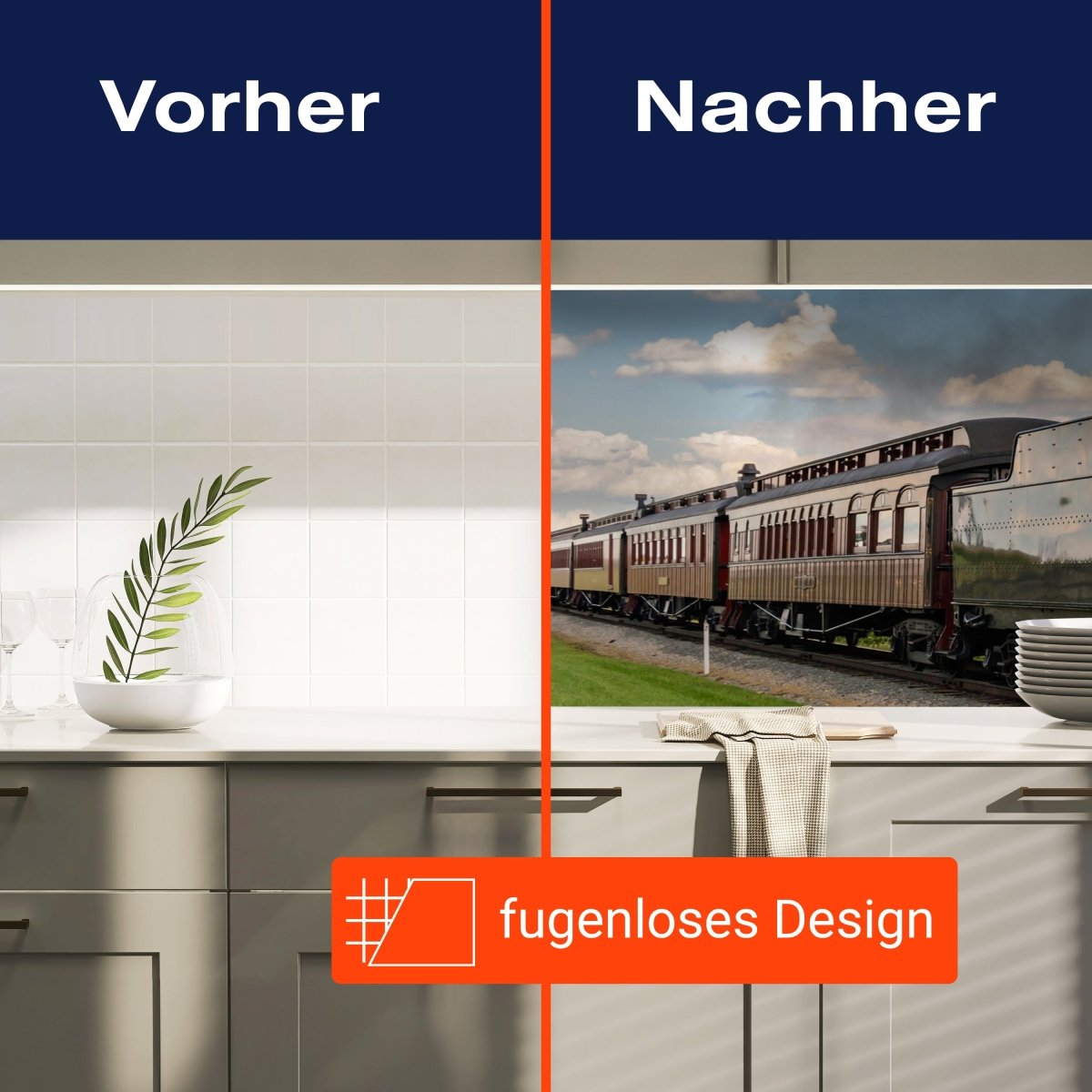 Küchenrückwand Alte Dampflock M0516 entdecken - Bild 9 Küchenrückwand Alte Dampflock M0516 entdecken - Bild 9