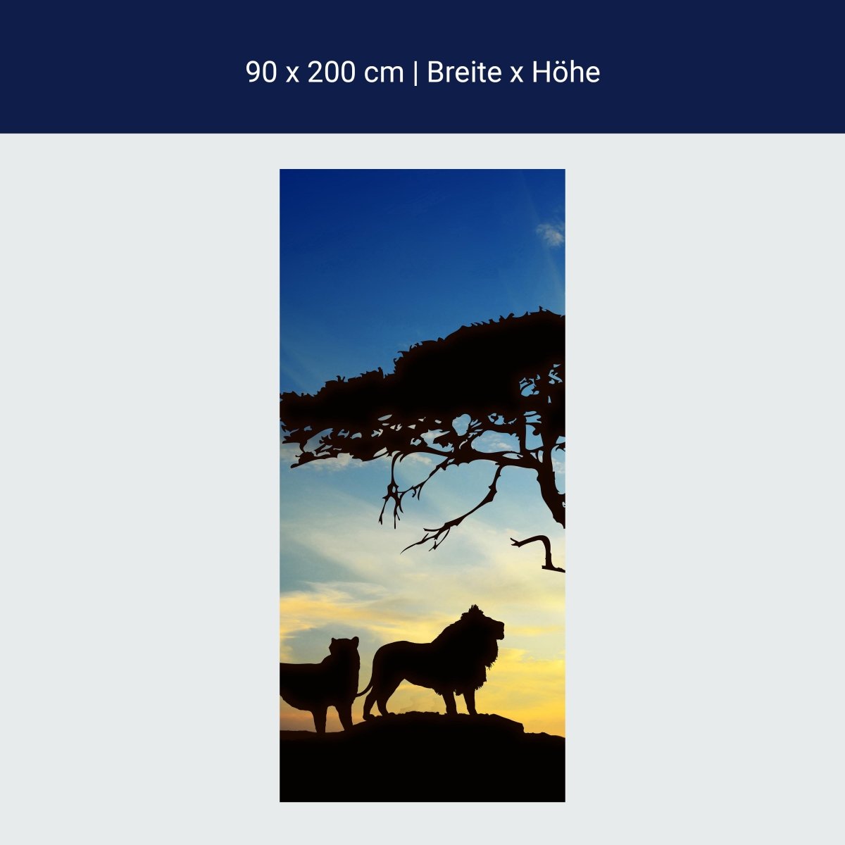 Duschwand Afrikanische Schatten M0521 Duschwand Afrikanische Schatten M0521