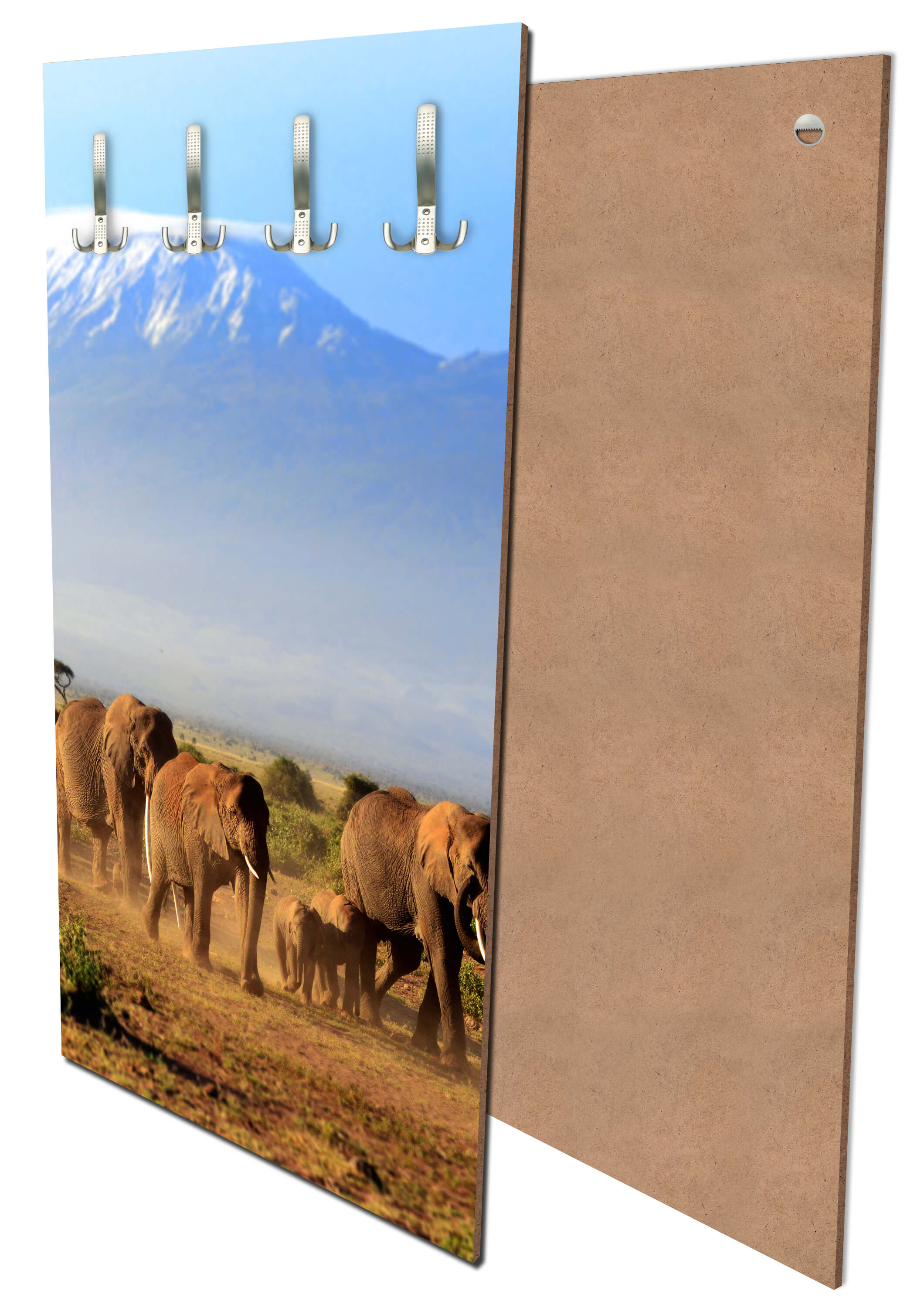 Garderobe Elefantenherde am Kilimandscharo M0522 entdecken - Bild 1 Garderobe Elefantenherde am Kilimandscharo M0522 entdecken - Bild 1