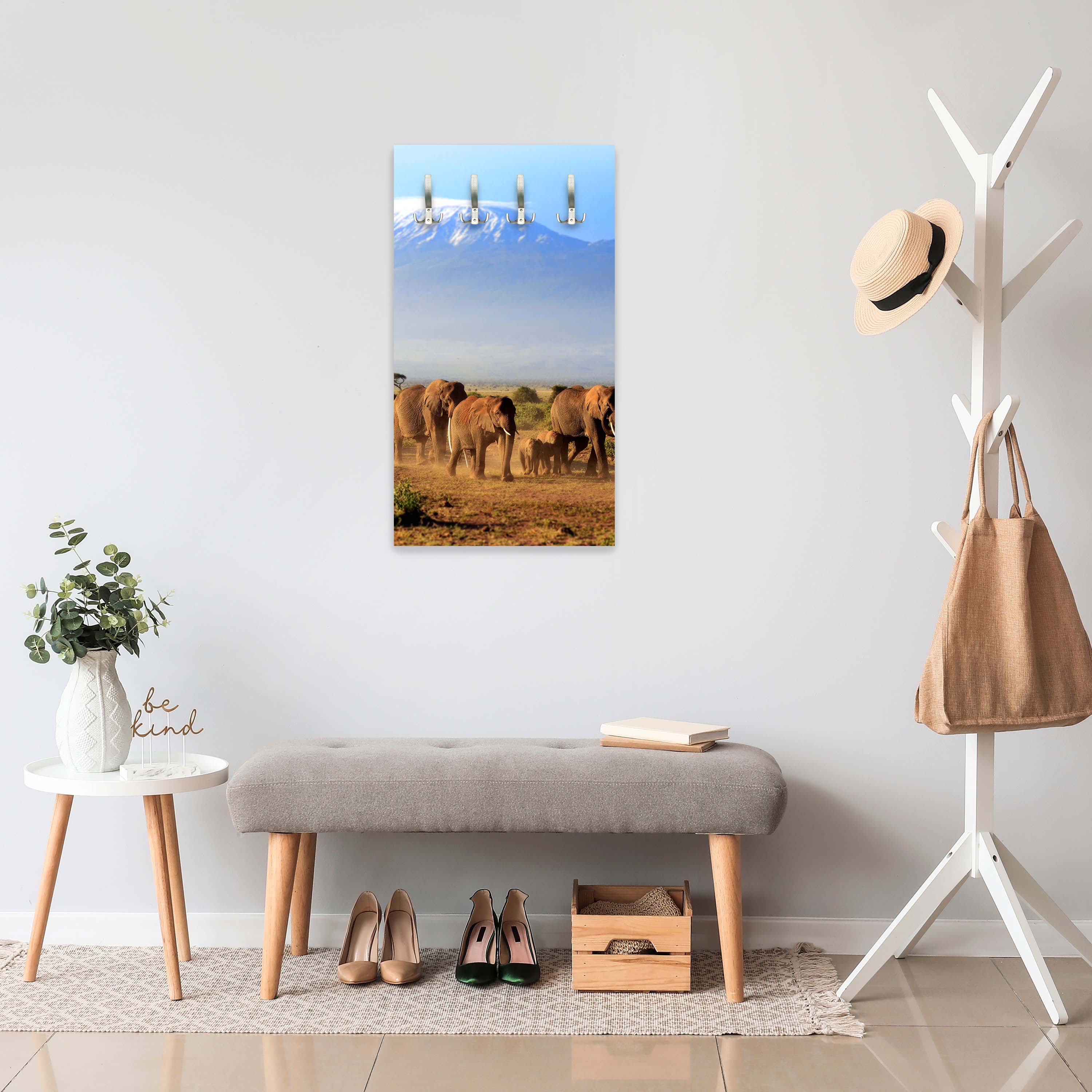 Garderobe Elefantenherde am Kilimandscharo M0522 entdecken - Bild 5 Garderobe Elefantenherde am Kilimandscharo M0522 entdecken - Bild 5