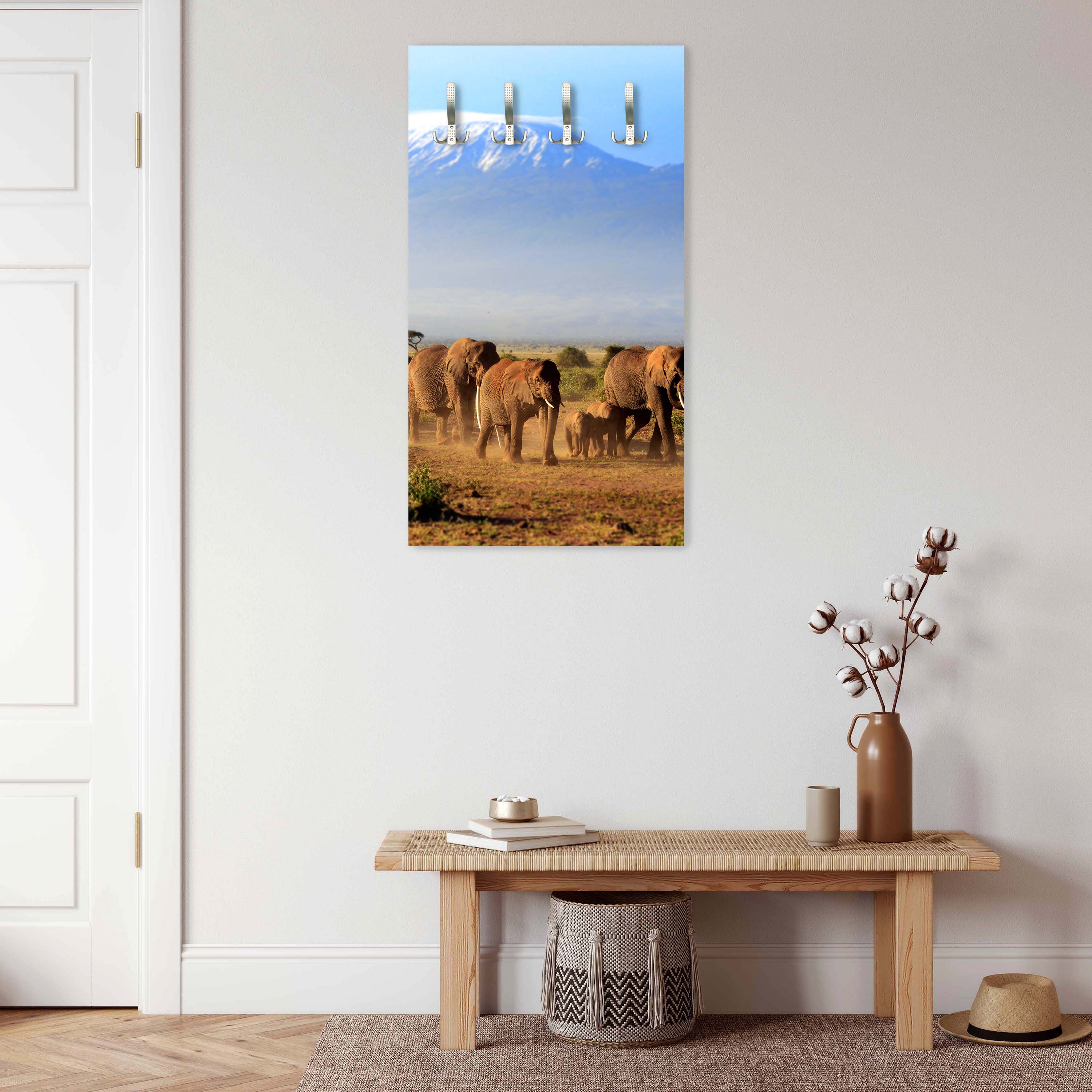 Garderobe Elefantenherde am Kilimandscharo M0522 entdecken - Bild 6 Garderobe Elefantenherde am Kilimandscharo M0522 entdecken - Bild 6