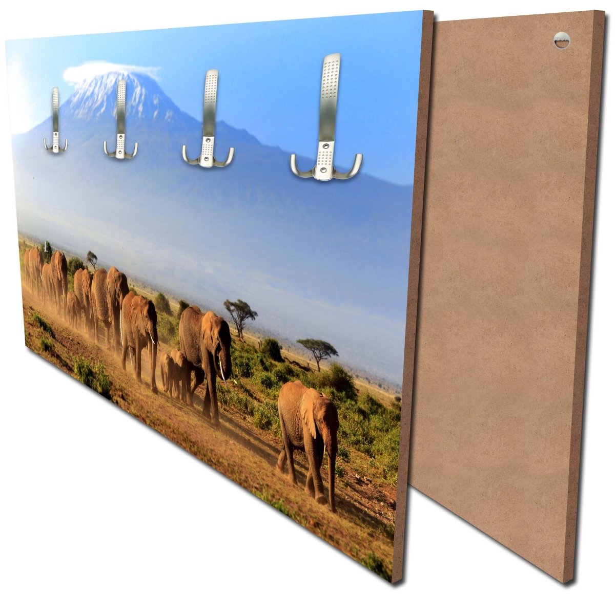 Garderobe Elefantenherde am Kilimandscharo M0522 Garderobe Elefantenherde am Kilimandscharo M0522