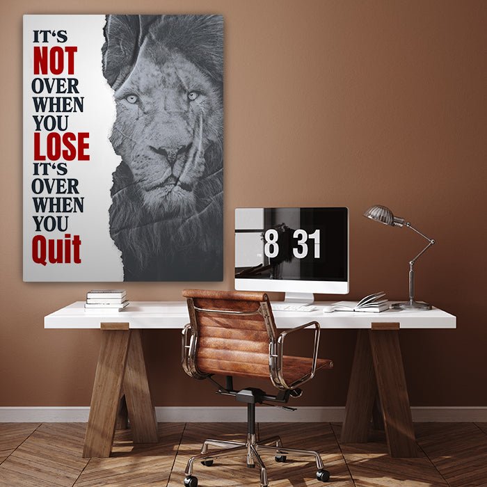 Leinwandbild It's not over Hochformat M0522 kaufen - Bild 3 Leinwandbild It's not over Hochformat M0522 kaufen - Bild 3