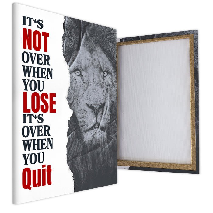 Leinwandbild It's not over Hochformat M0522 kaufen - Bild 4 Leinwandbild It's not over Hochformat M0522 kaufen - Bild 4