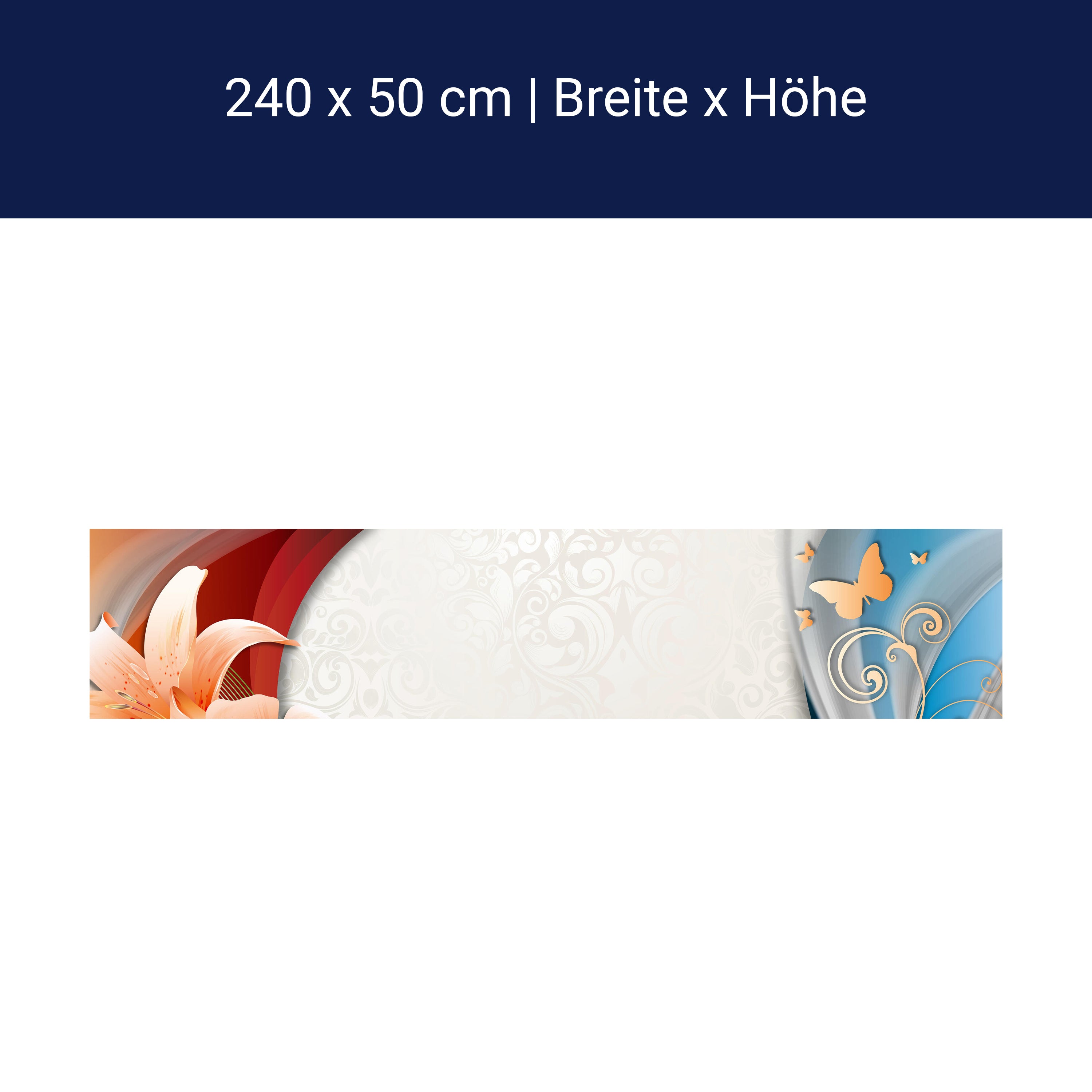 Küchenrückwand Lilientraum Lilie M0523 Küchenrückwand Lilientraum Lilie M0523