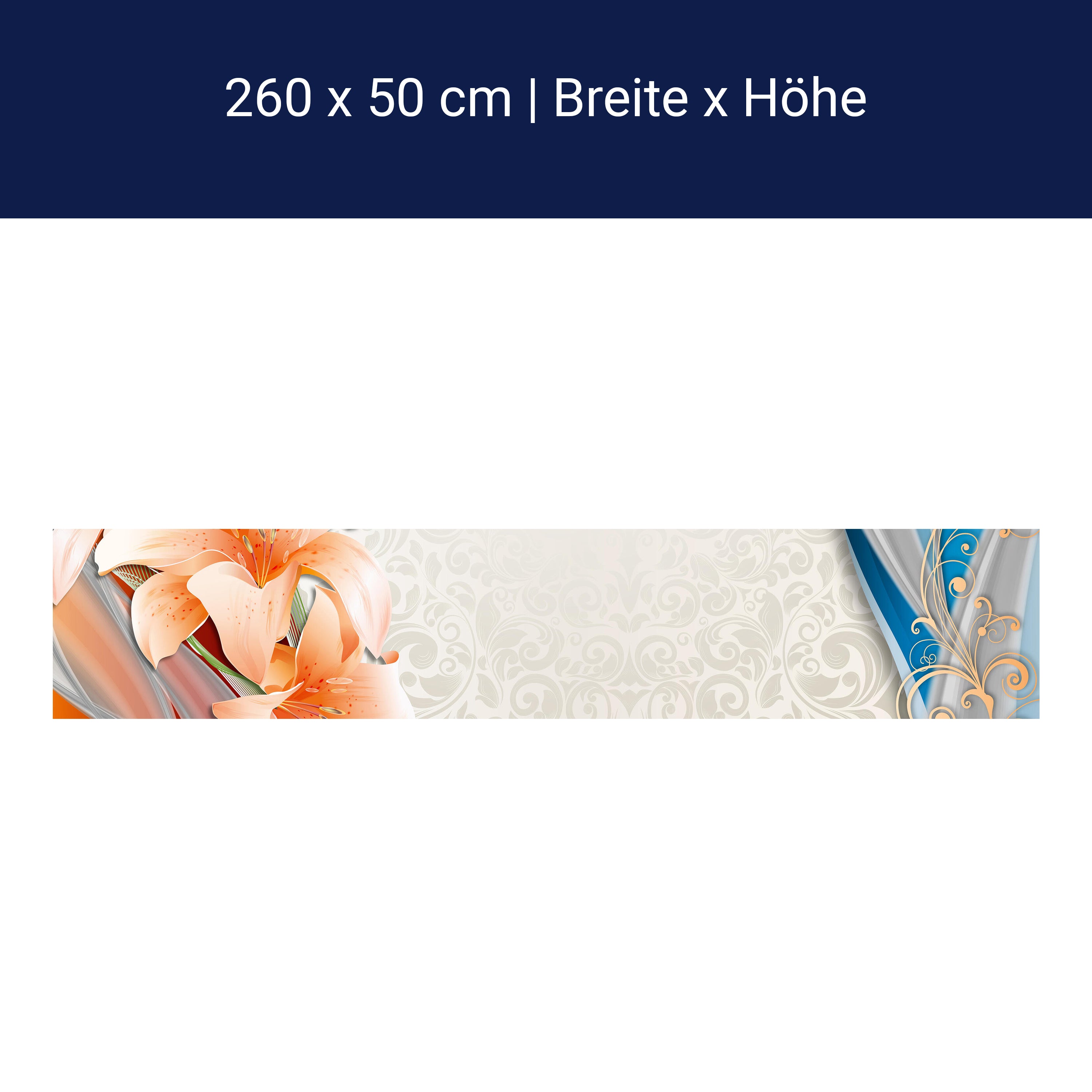 Küchenrückwand Lilientraum Lilie M0523 Küchenrückwand Lilientraum Lilie M0523