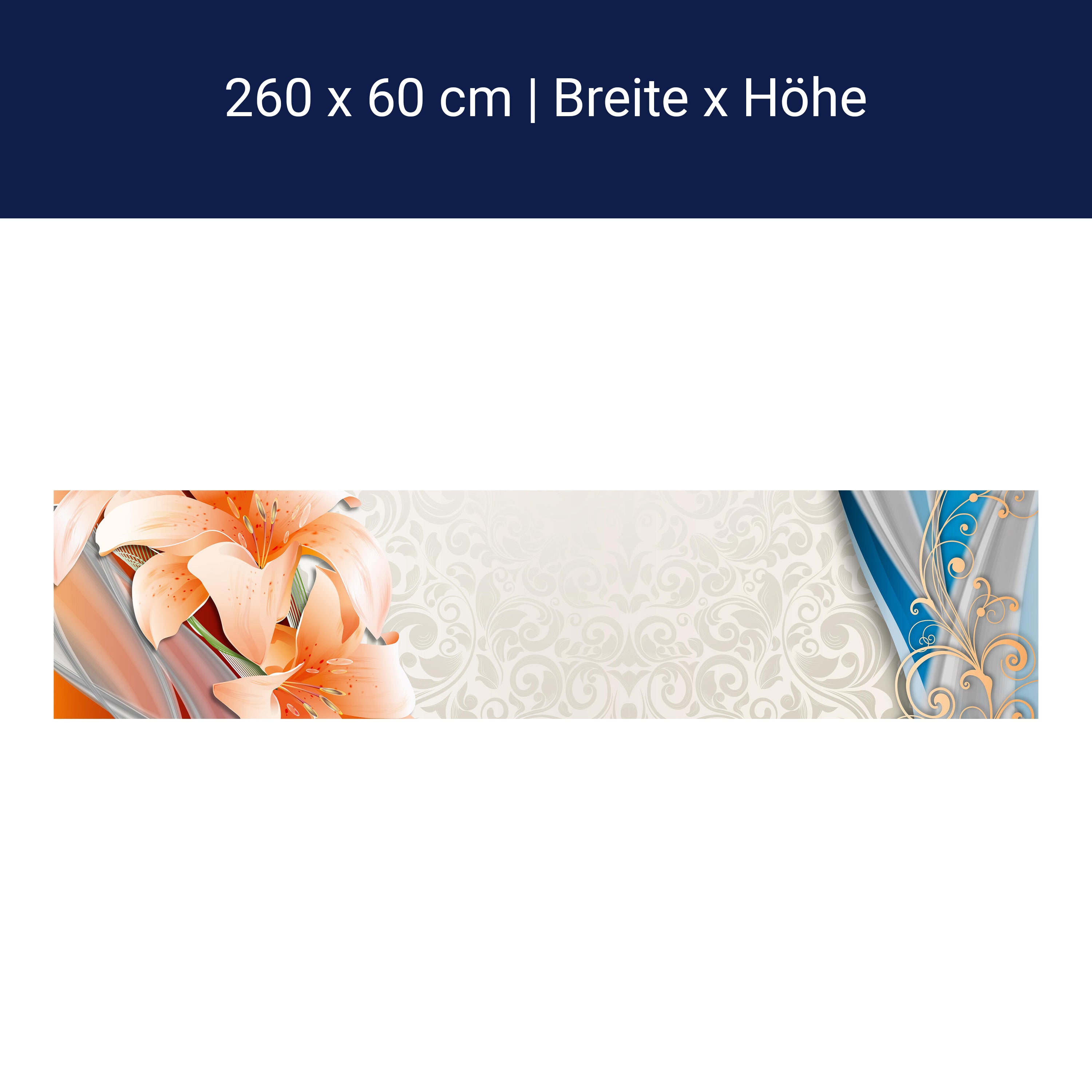 Küchenrückwand Lilientraum Lilie M0523 Küchenrückwand Lilientraum Lilie M0523