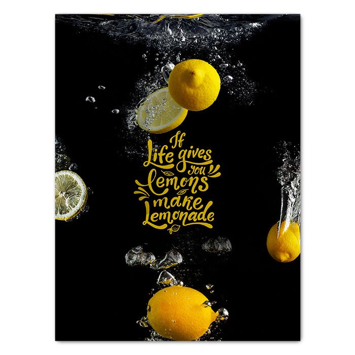 Leinwandbild Make Lemonade Hochformat M0525 kaufen - Bild 1 Leinwandbild Make Lemonade Hochformat M0525 kaufen - Bild 1