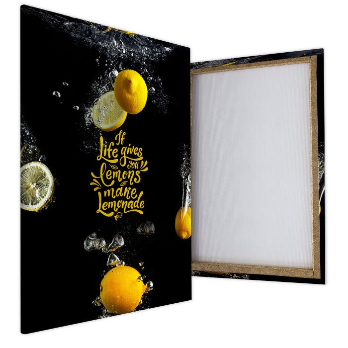 Leinwandbild Make Lemonade Hochformat M0525 kaufen - Bild 4 Leinwandbild Make Lemonade Hochformat M0525 kaufen - Bild 4
