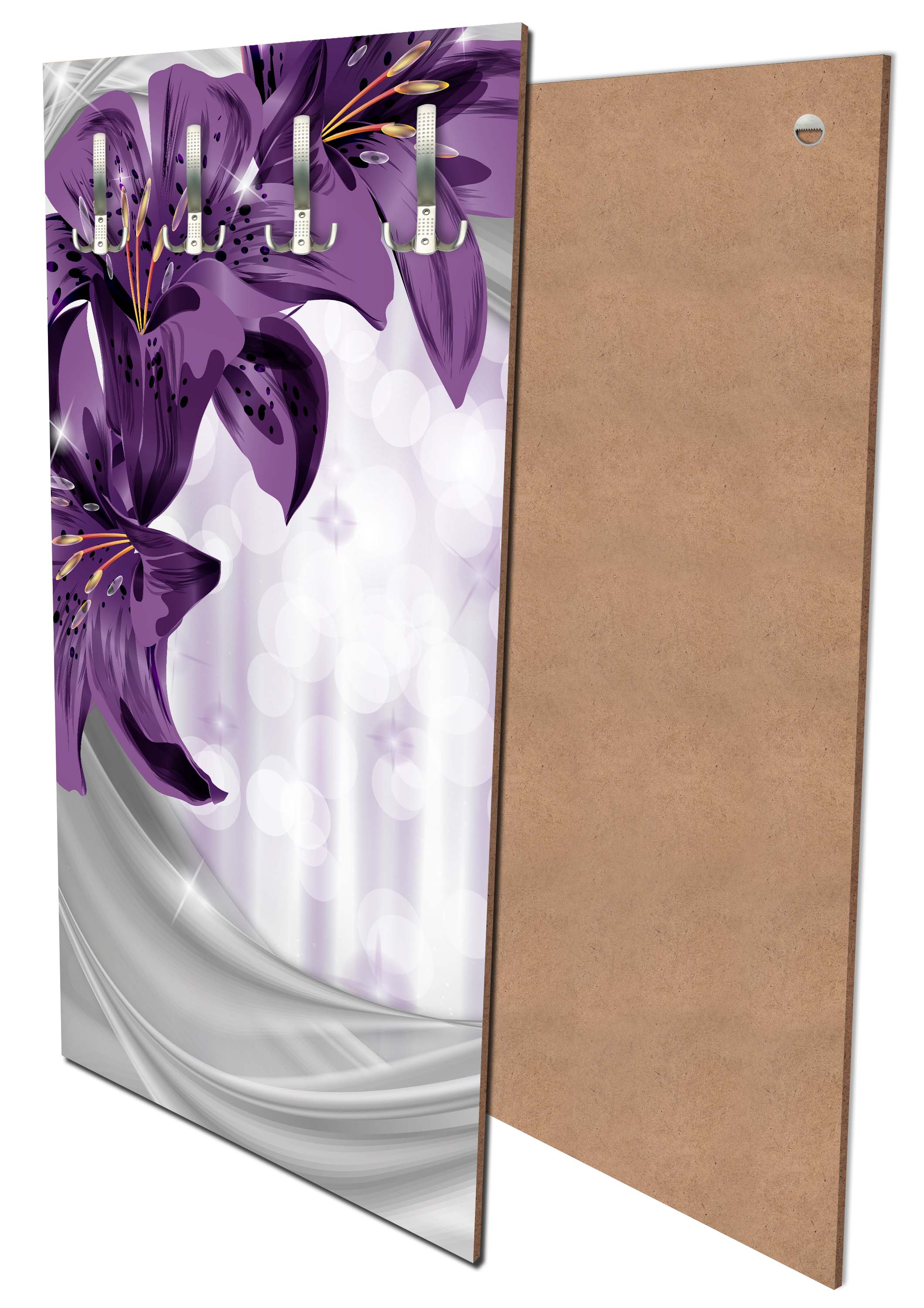 Garderobe Lilie Lila abstrakt M0526 entdecken - Bild 1 Garderobe Lilie Lila abstrakt M0526 entdecken - Bild 1