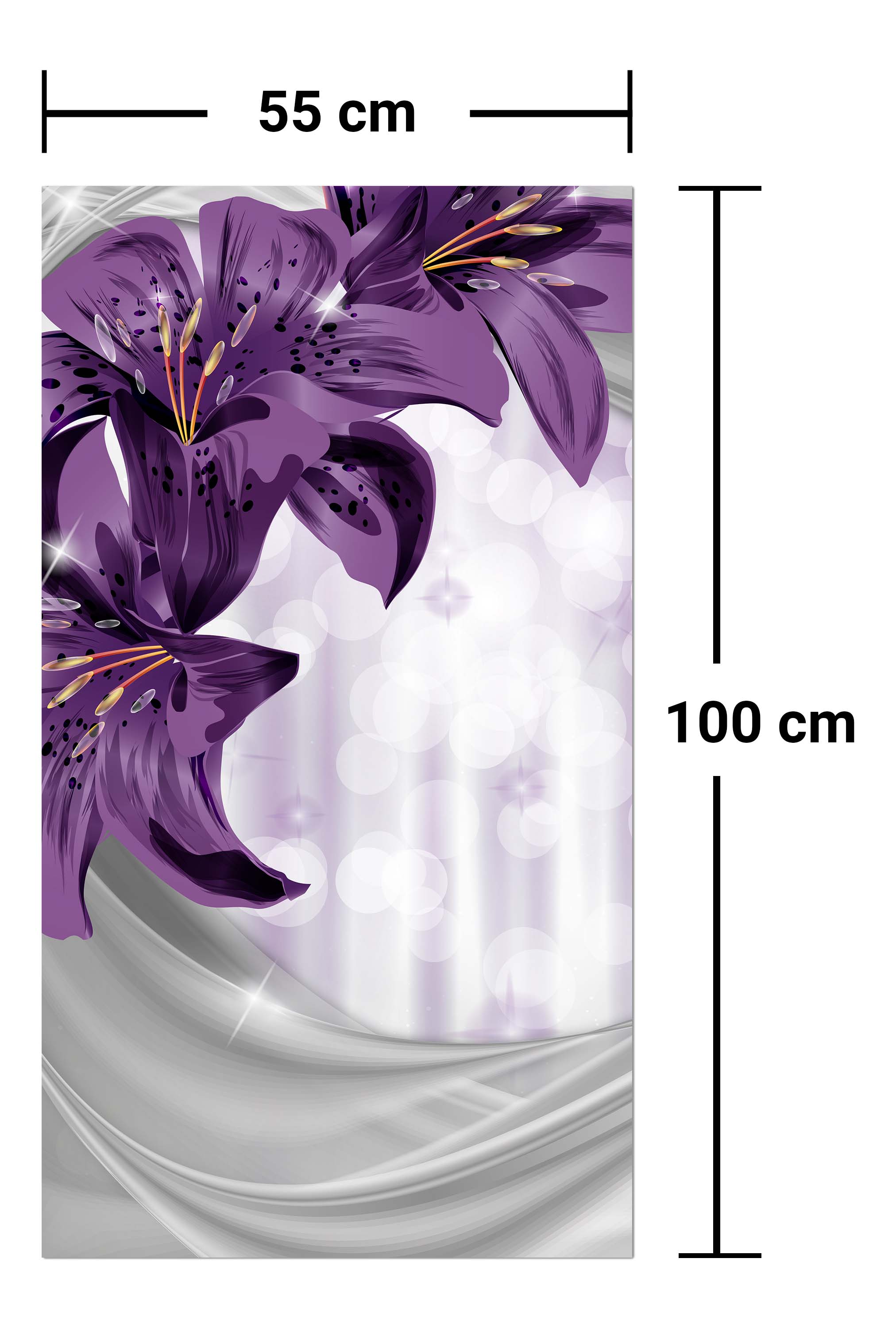 Garderobe Lilie Lila abstrakt M0526 entdecken - Bild 7 Garderobe Lilie Lila abstrakt M0526 entdecken - Bild 7