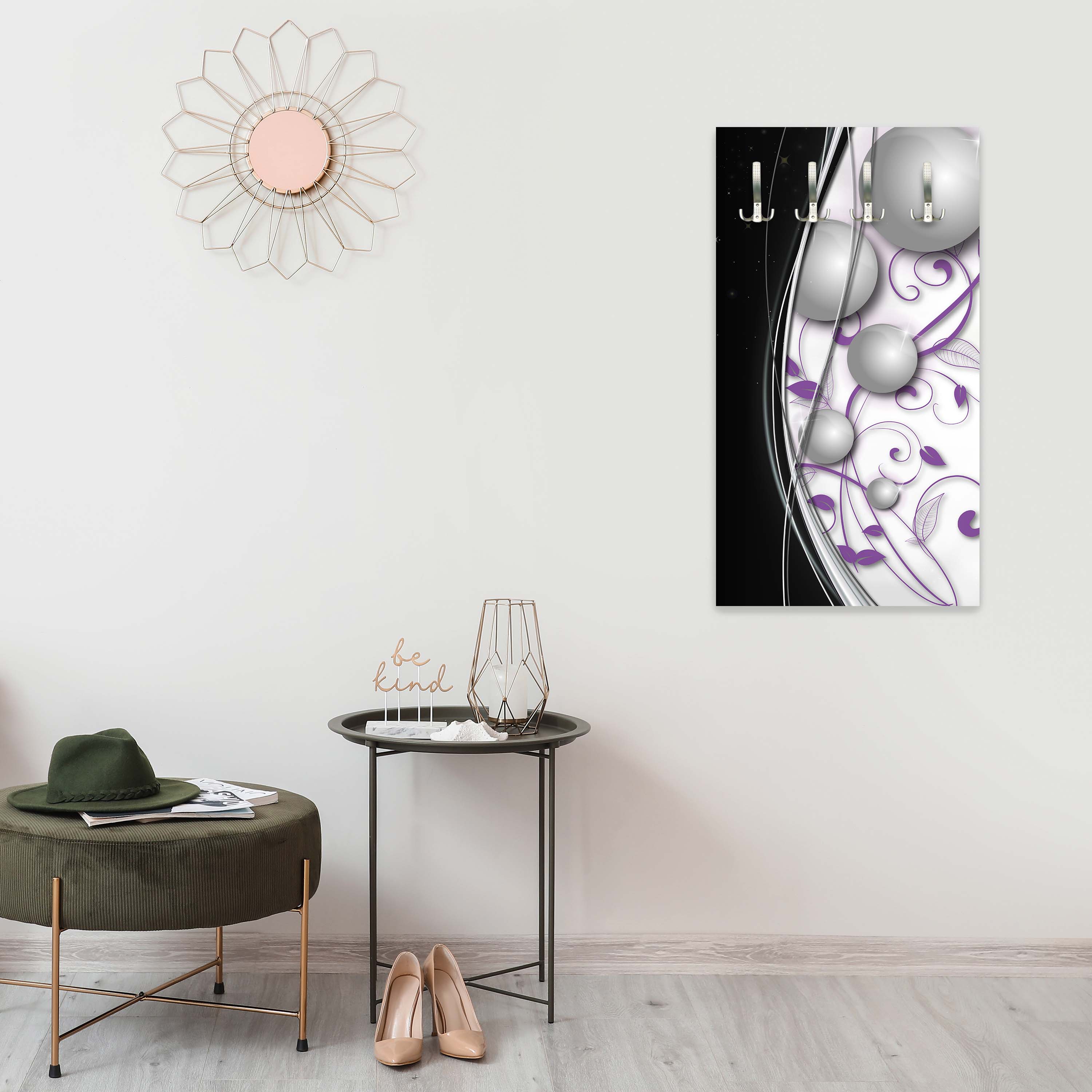 Garderobe elegante Kugeln abstrakt M0527 entdecken - Bild 3 Garderobe elegante Kugeln abstrakt M0527 entdecken - Bild 3