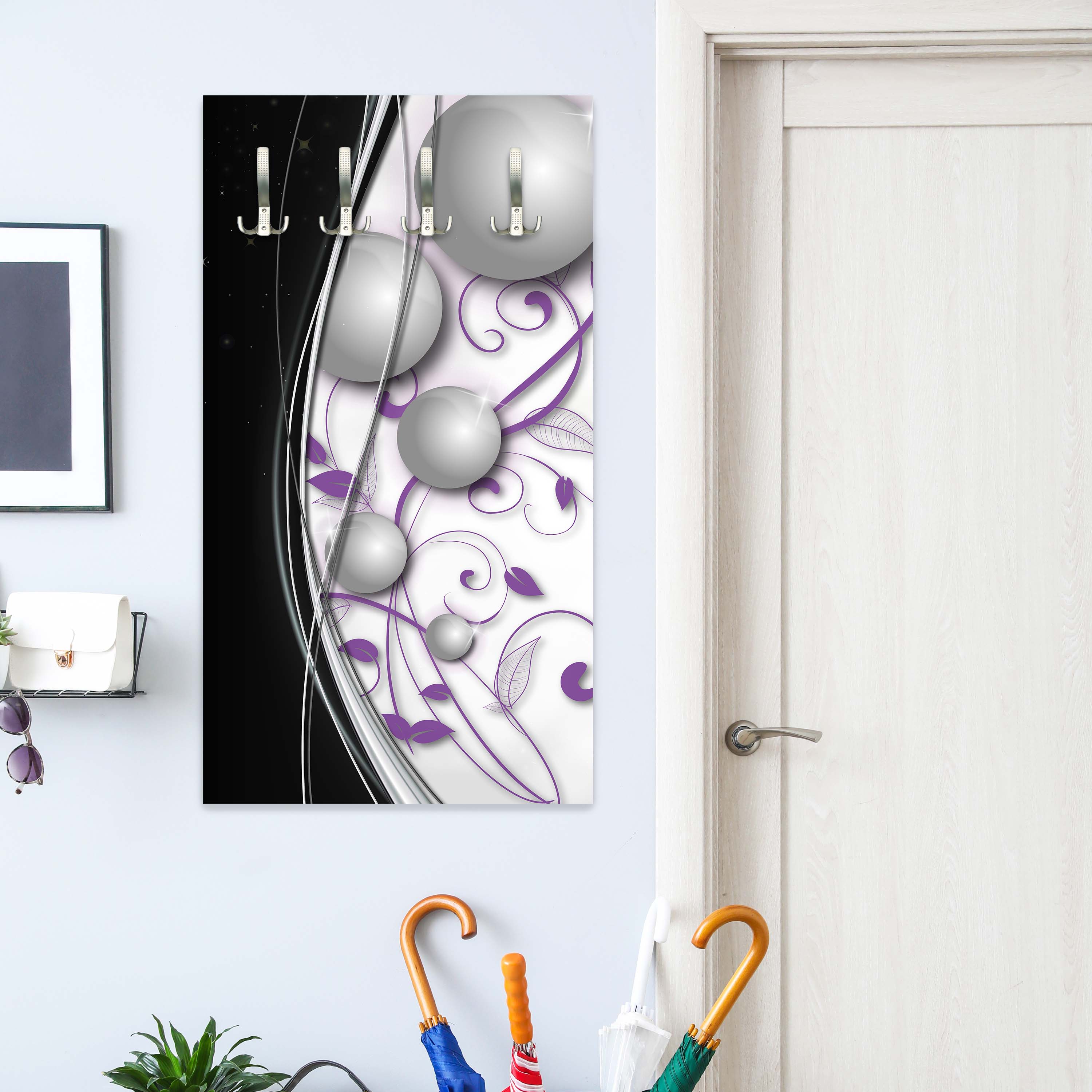 Garderobe elegante Kugeln abstrakt M0527 entdecken - Bild 6 Garderobe elegante Kugeln abstrakt M0527 entdecken - Bild 6