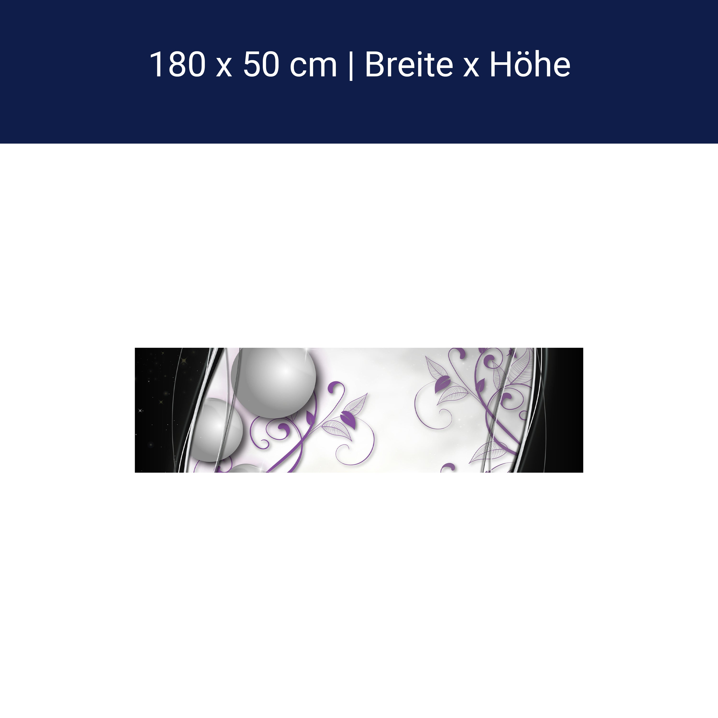 Küchenrückwand elegante Kugeln abstrakt M0527 Küchenrückwand elegante Kugeln abstrakt M0527