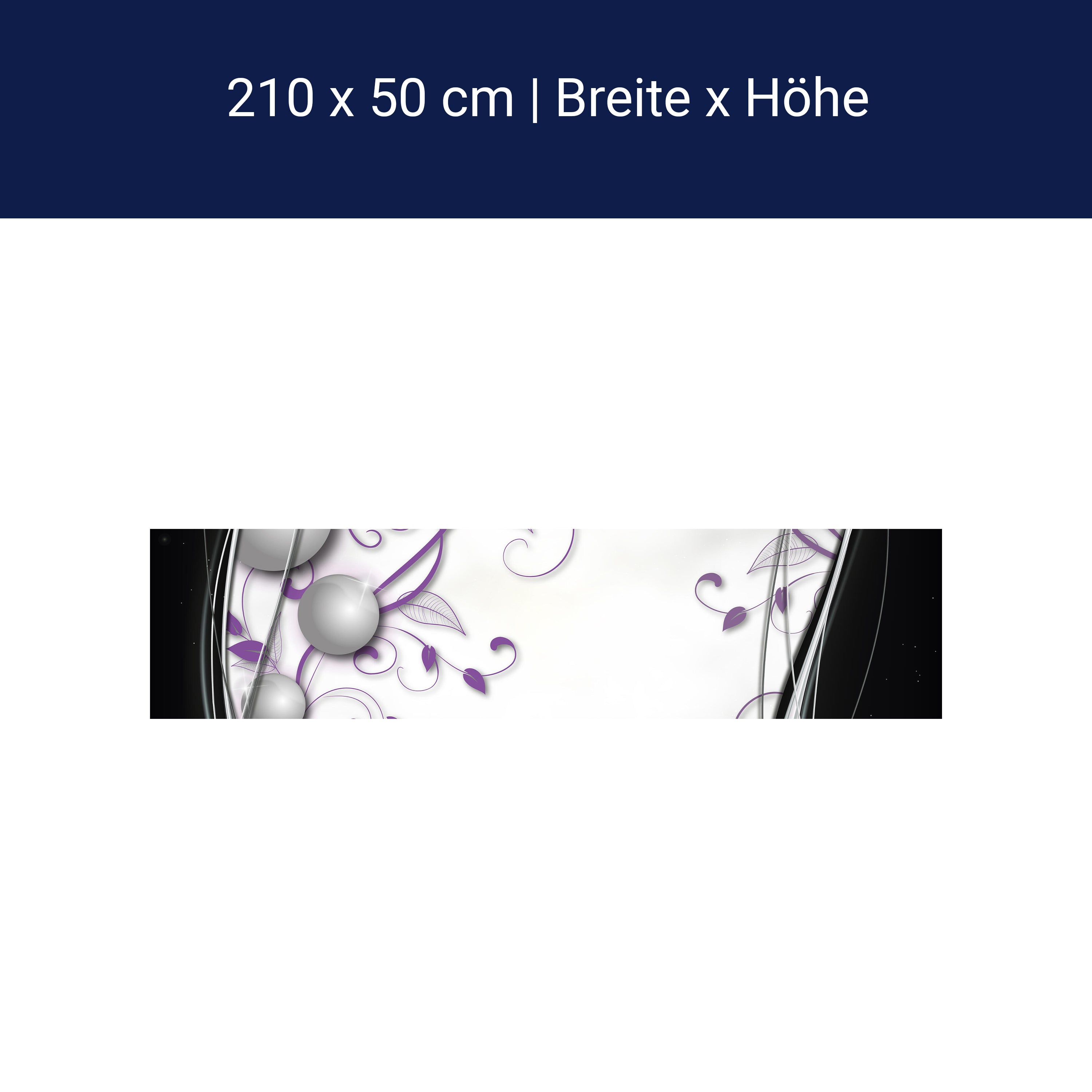 Küchenrückwand elegante Kugeln abstrakt M0527 Küchenrückwand elegante Kugeln abstrakt M0527