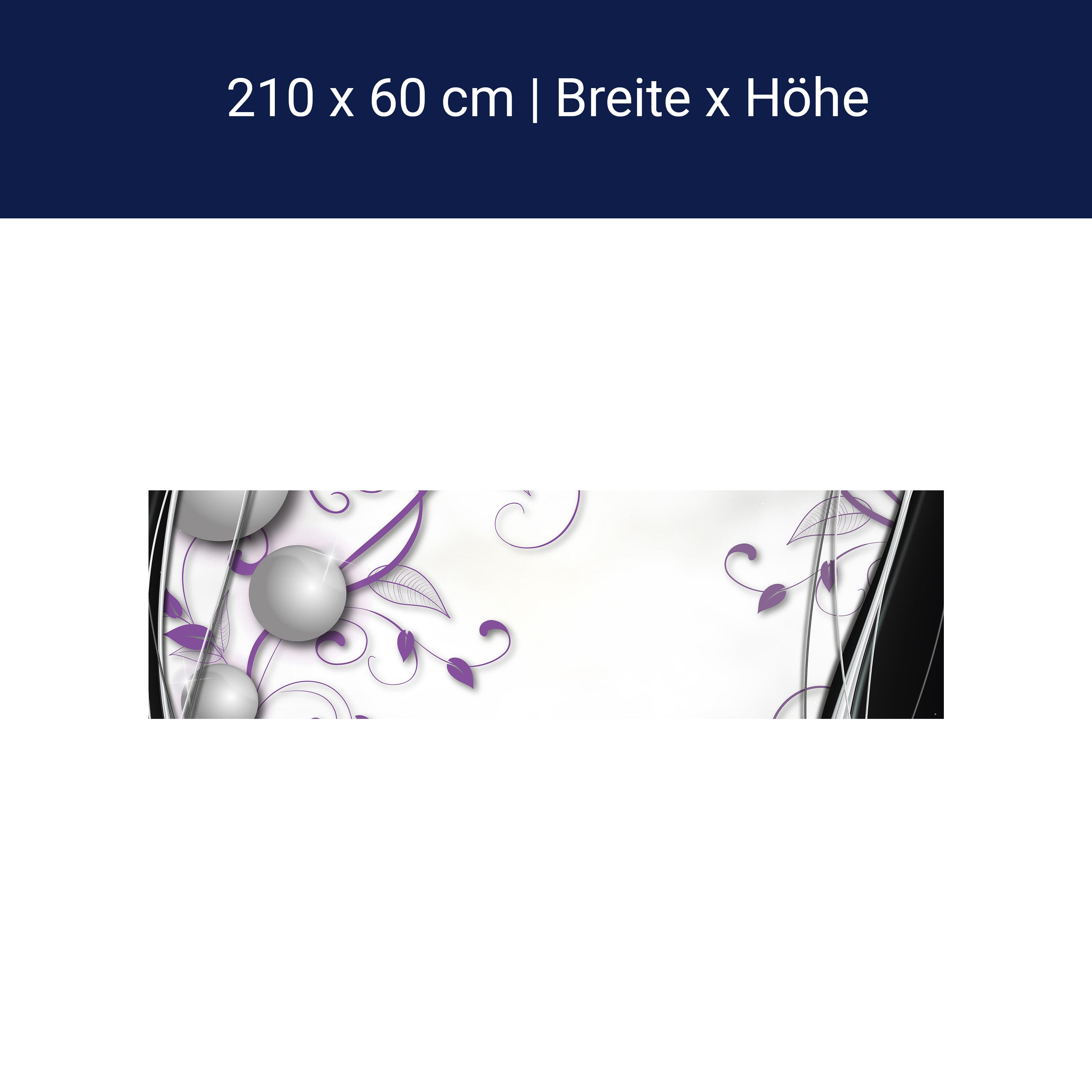 Küchenrückwand elegante Kugeln abstrakt M0527 Küchenrückwand elegante Kugeln abstrakt M0527