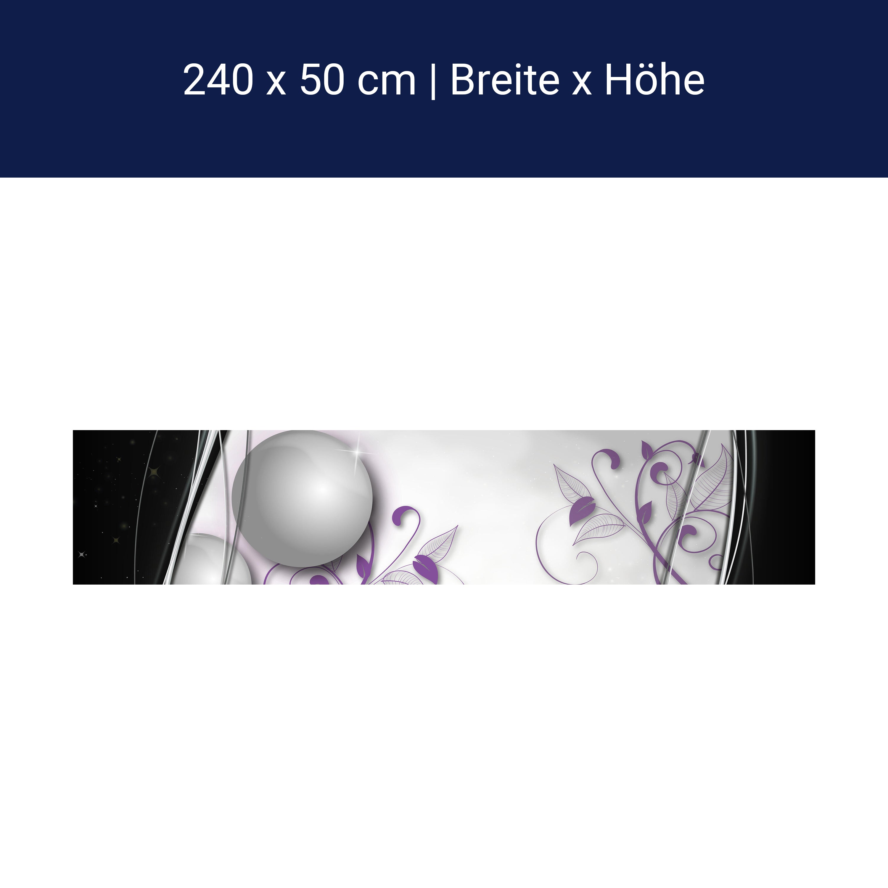 Küchenrückwand elegante Kugeln abstrakt M0527 Küchenrückwand elegante Kugeln abstrakt M0527