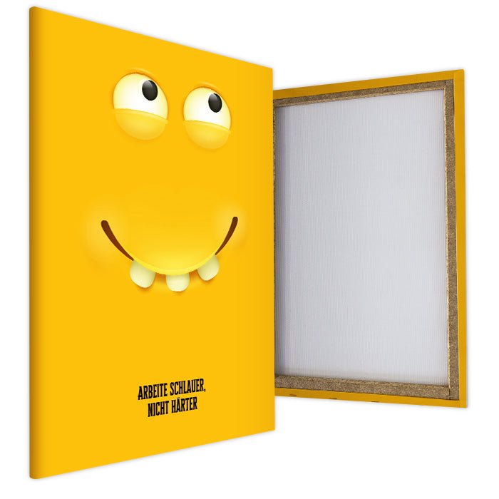 Leinwandbild Arbeite schlauer Hochformat M0531 kaufen - Bild 4 Leinwandbild Arbeite schlauer Hochformat M0531 kaufen - Bild 4