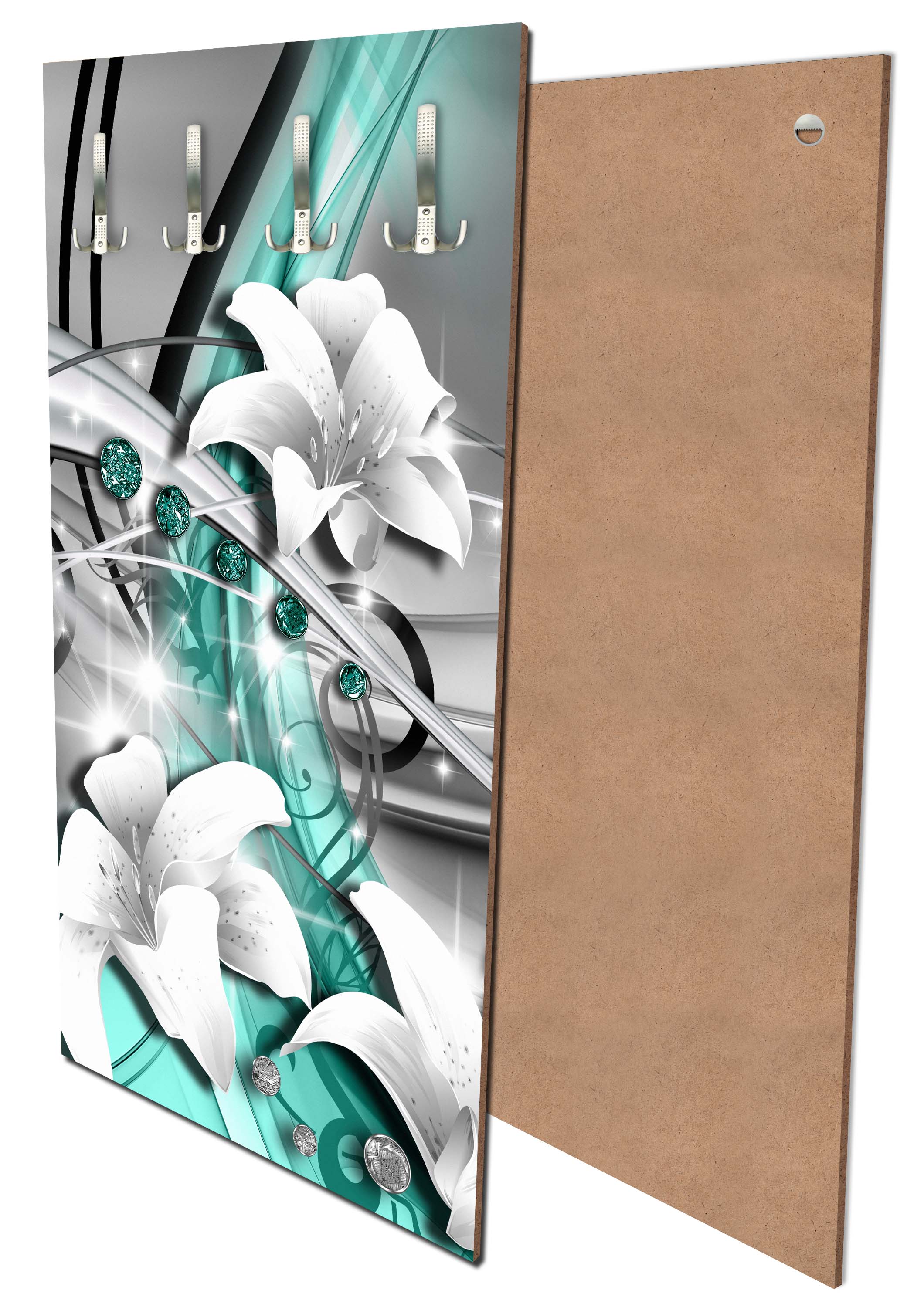 Garderobe Diamant Lilie grün M0532 entdecken - Bild 1 Garderobe Diamant Lilie grün M0532 entdecken - Bild 1