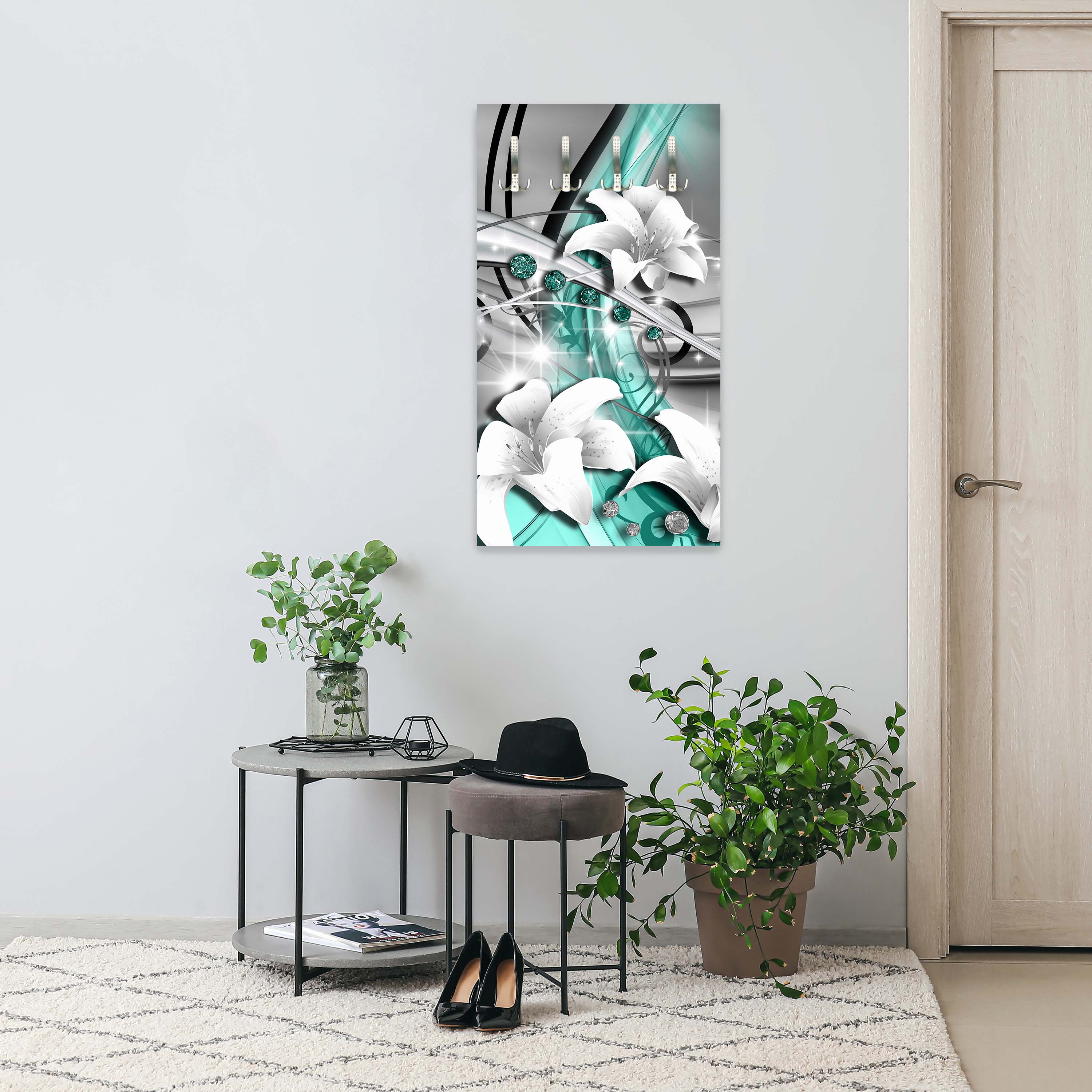 Garderobe Diamant Lilie grün M0532 entdecken - Bild 6 Garderobe Diamant Lilie grün M0532 entdecken - Bild 6