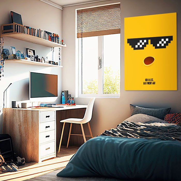 Leinwandbild Gib Alles Hochformat M0534 kaufen - Bild 2 Leinwandbild Gib Alles Hochformat M0534 kaufen - Bild 2