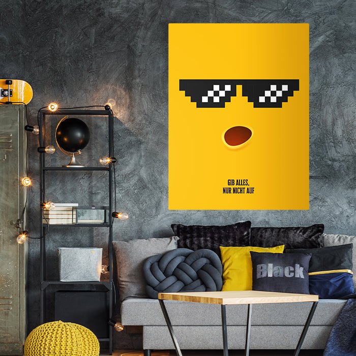 Leinwandbild Gib Alles Hochformat M0534 kaufen - Bild 3 Leinwandbild Gib Alles Hochformat M0534 kaufen - Bild 3