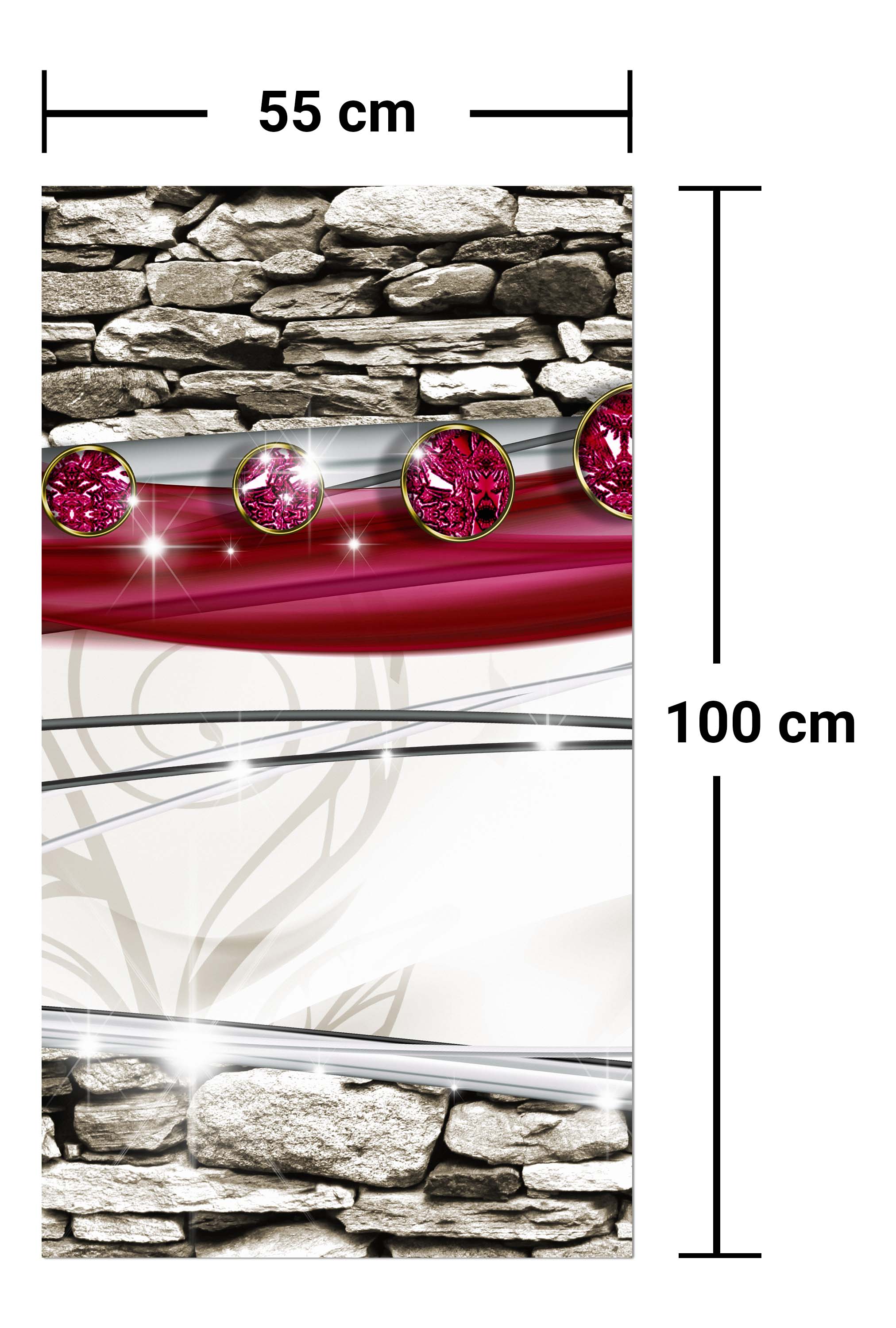 Garderobe Diamant Asia Steine Klinker M0537 entdecken - Bild 7 Garderobe Diamant Asia Steine Klinker M0537 entdecken - Bild 7