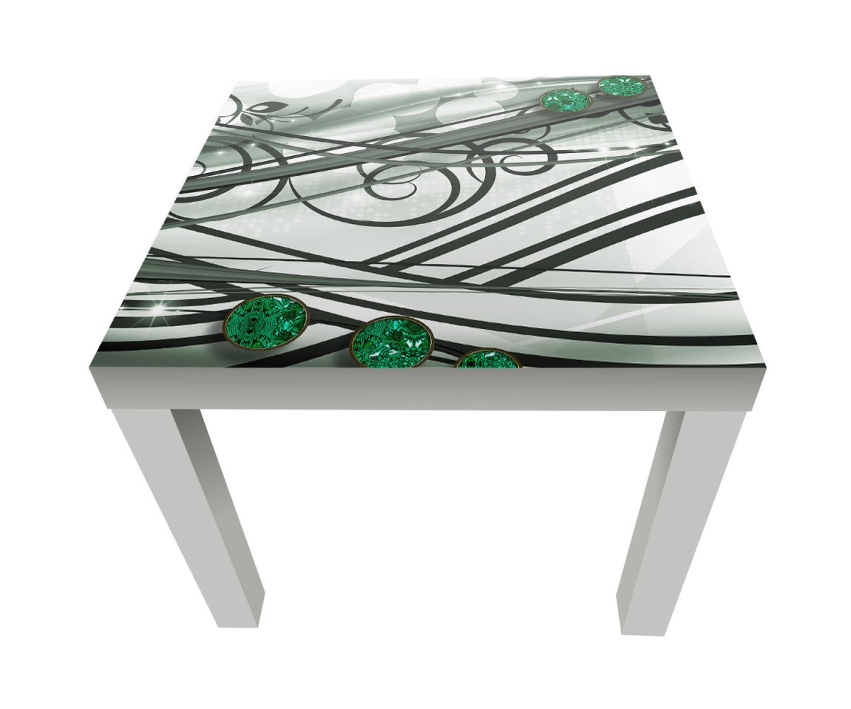 Beistelltisch Ranken Diamant grün M0538 entdecken - Bild 1 Beistelltisch Ranken Diamant grün M0538 entdecken - Bild 1