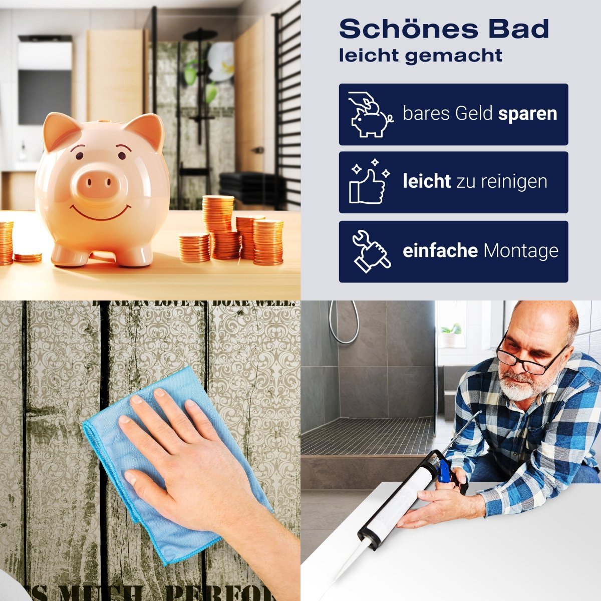 Duschwand Holz Zaun weiße Orchidee M0539 entdecken - Bild 7 Duschwand Holz Zaun weiße Orchidee M0539 entdecken - Bild 7