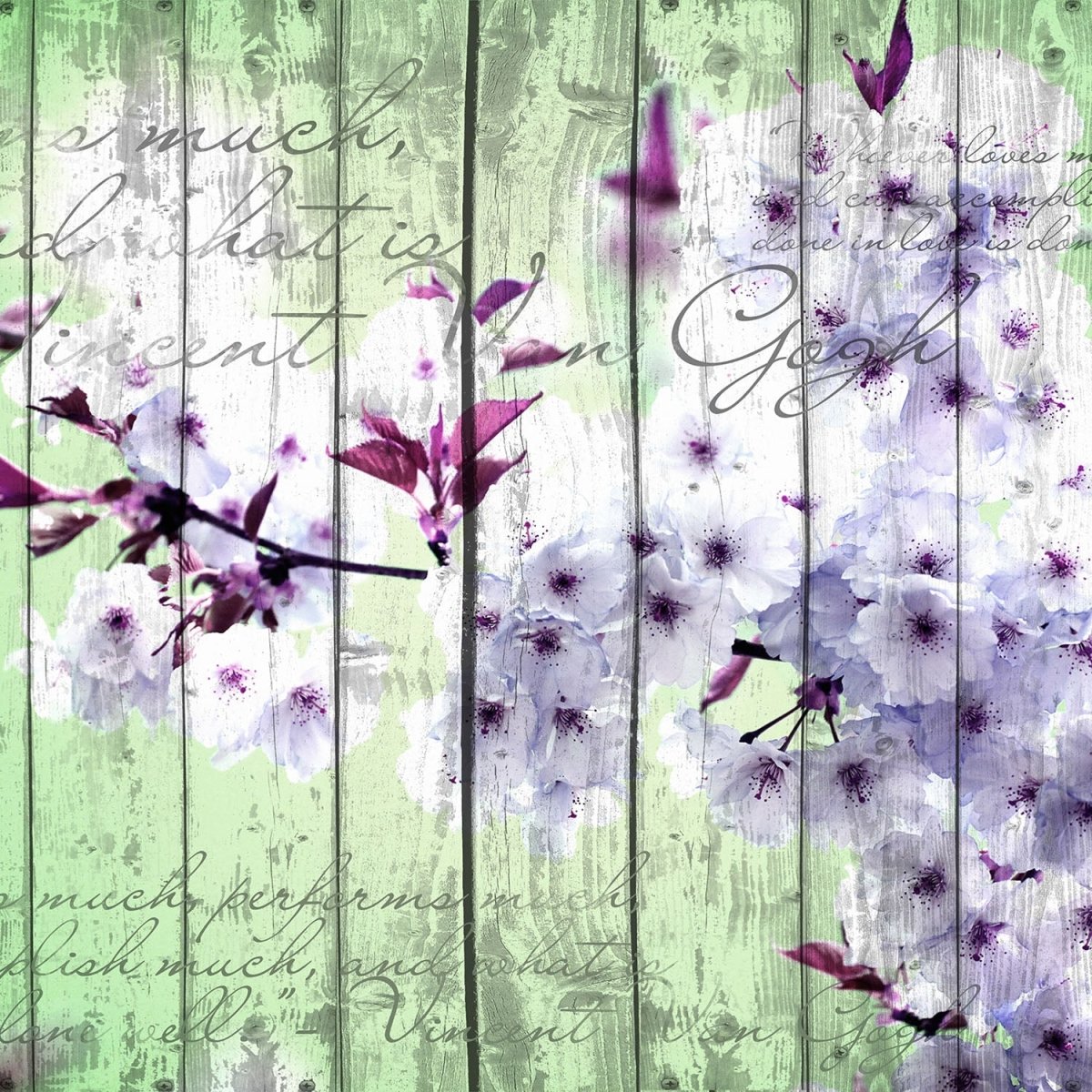 Beistelltisch Holz Blüten Zweig M0542 entdecken - Bild 2 Beistelltisch Holz Blüten Zweig M0542 entdecken - Bild 2